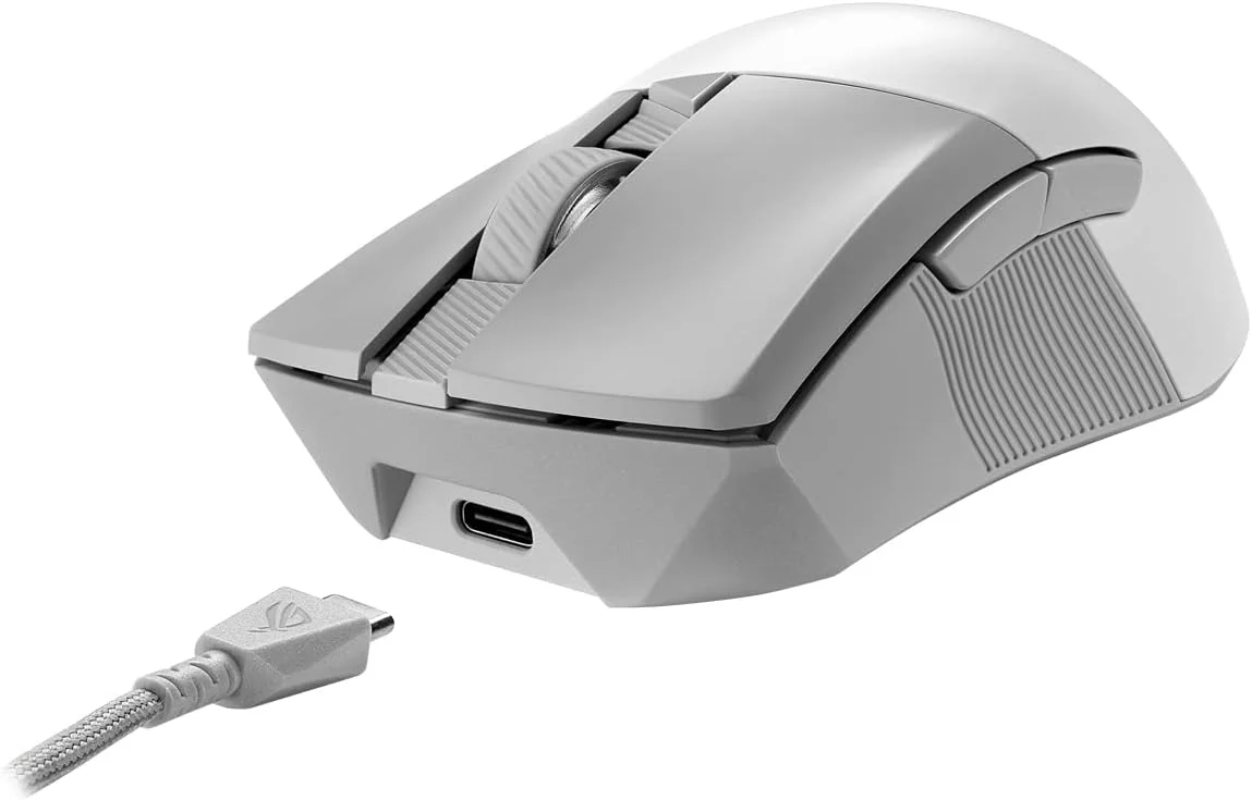 ماوس گیمینگ بیسیم ایسوس ROG Gladius III AimPoint، اتصال (RF 2.4 گیگاهرتز، بلوتوث، سیمی)، سنسور 36000 DPI، 6 دکمه قابل برنامهریزی، ROG SpeedNova، سوییچهای قابل تعویض، کابل Paracord، سفید ماوس گیمینگ بیسیم ایسوس ROG Gladius III AimPoint، اتصال (RF 2.4 گیگاهرتز، بلوتوث، سیمی)، سنسور 36000 DPI، 6 دکمه قابل برنامهریزی، ROG SpeedNova، سوییچهای قابل تعویض، کابل Paracord، سفید
