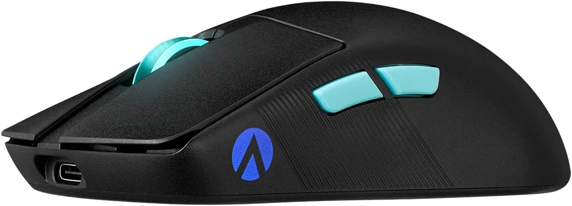 موس گیمینگ ایسوس ROG Harpe Ace Aim Lab Edition، فوق سبک 54 گرمی، اتصال با تأخیر کم (RF 2.4 گیگاهرتز، بلوتوث، سیمی)، سنسور 36K DPI، 5 دکمه قابل تنظیم، بازی های Esports و FPS، Nvidia Reflex موس گیمینگ ایسوس ROG Harpe Ace Aim Lab Edition، فوق سبک 54 گرمی، اتصال با تأخیر کم (RF 2.4 گیگاهرتز، بلوتوث، سیمی)، سنسور 36K DPI، 5 دکمه قابل تنظیم، بازی های Esports و FPS، Nvidia Reflex