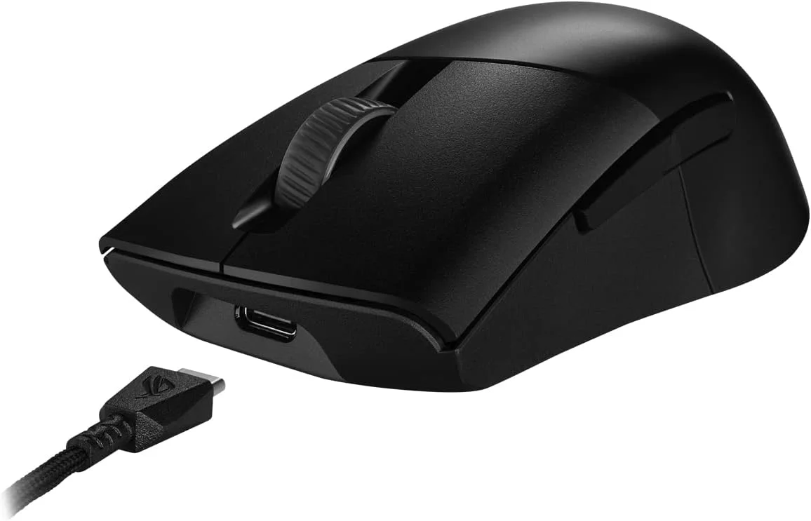 ماوس گیمینگ بی سیم ایسوس ROG Keris AimPoint، اتصال سه حالته (RF 2.4 گیگاهرتز، بلوتوث، سیمی)، سنسور 36000 DPI، 5 دکمه قابل برنامه ریزی، ROG SpeedNova، سوییچ های قابل تعویض، کابل Paracord، مشکی ماوس گیمینگ بی سیم ایسوس ROG Keris AimPoint، اتصال سه حالته (RF 2.4 گیگاهرتز، بلوتوث، سیمی)، سنسور 36000 DPI، 5 دکمه قابل برنامه ریزی، ROG SpeedNova، سوییچ های قابل تعویض، کابل Paracord، مشکی