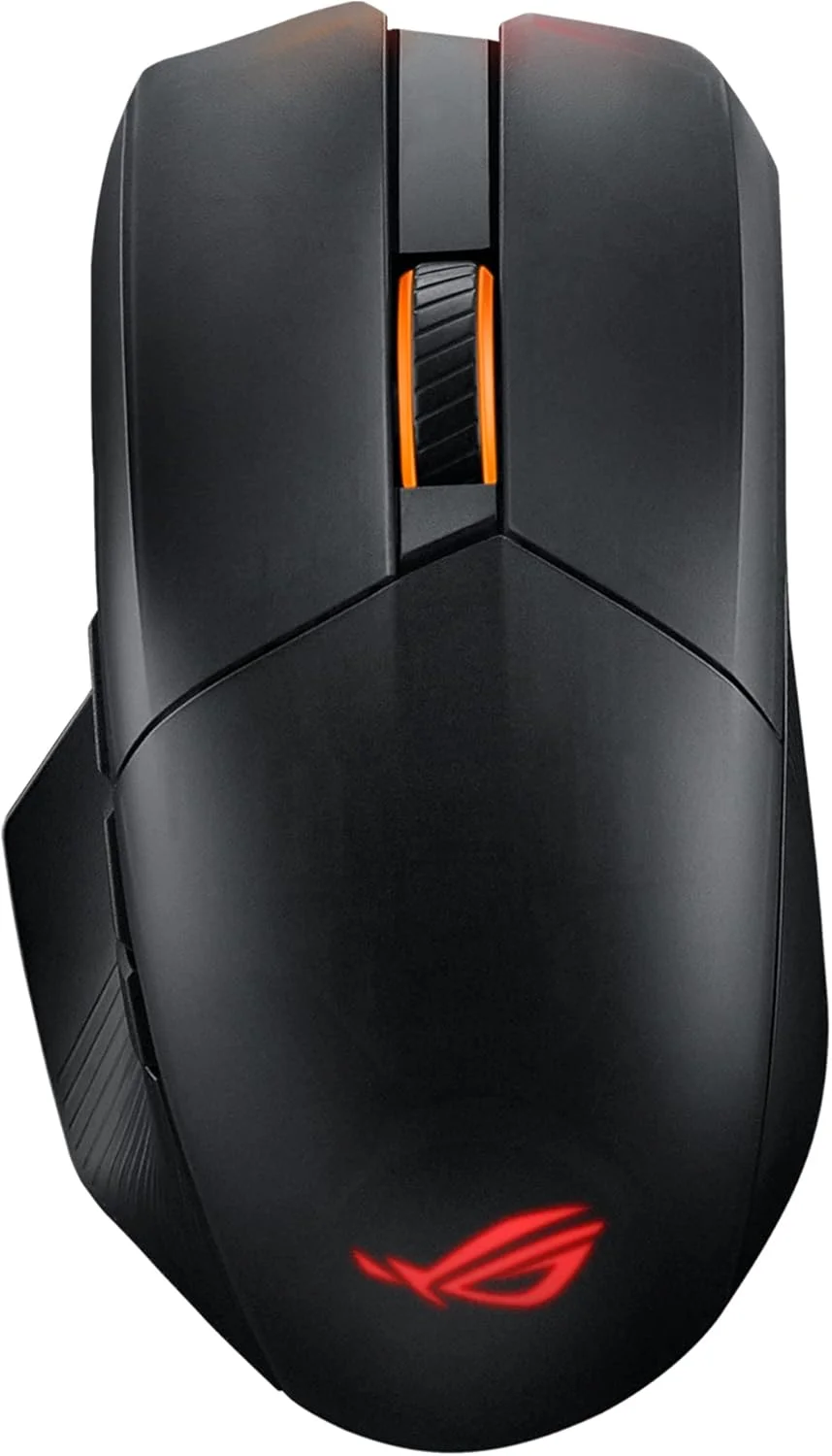 موس گیمینگ ایسوس ROG Chakram X Origin، اتصال سه حالته (RF 2.4GHz، بلوتوث، سیمی)، سنسور 36000 DPI، 11 دکمه قابل برنامه ریزی، جوی استیک جداشدنی، کابل Paracord، مشکی