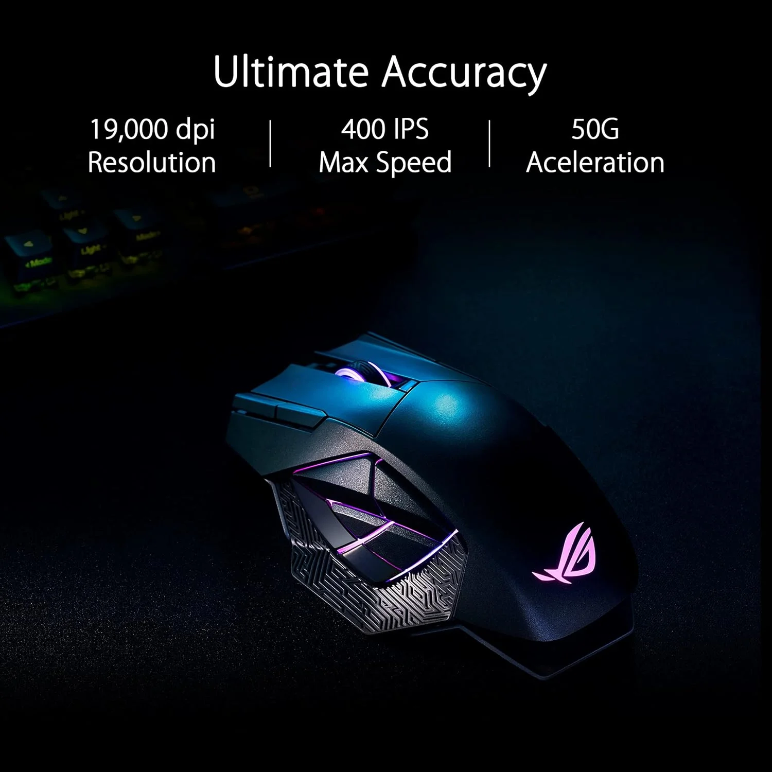 موس گیمینگ بیسیم ایسوس ROG Spatha X، 2.4 گیگاهرتز / USB سیمی، سنسور اپتیکال 19000 DPI، 12 دکمه قابل برنامهریزی، RGB، طراحی سوییچ قابل تعویض، میکرو سوییچها، پایه شارژ مغناطیسی، مشکی موس گیمینگ بیسیم ایسوس ROG Spatha X، 2.4 گیگاهرتز / USB سیمی، سنسور اپتیکال 19000 DPI، 12 دکمه قابل برنامهریزی، RGB، طراحی سوییچ قابل تعویض، میکرو سوییچها، پایه شارژ مغناطیسی، مشکی