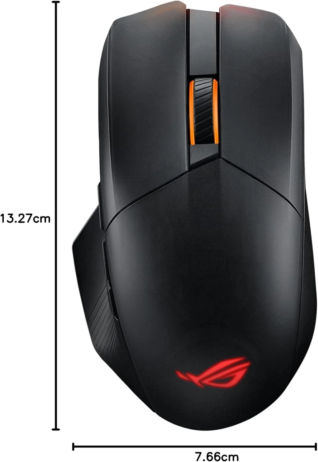 موس گیمینگ ایسوس ROG Chakram X Origin، اتصال سه حالته (RF 2.4GHz، بلوتوث، سیمی)، سنسور 36000 DPI، 11 دکمه قابل برنامه ریزی، جوی استیک جداشدنی، کابل Paracord، مشکی