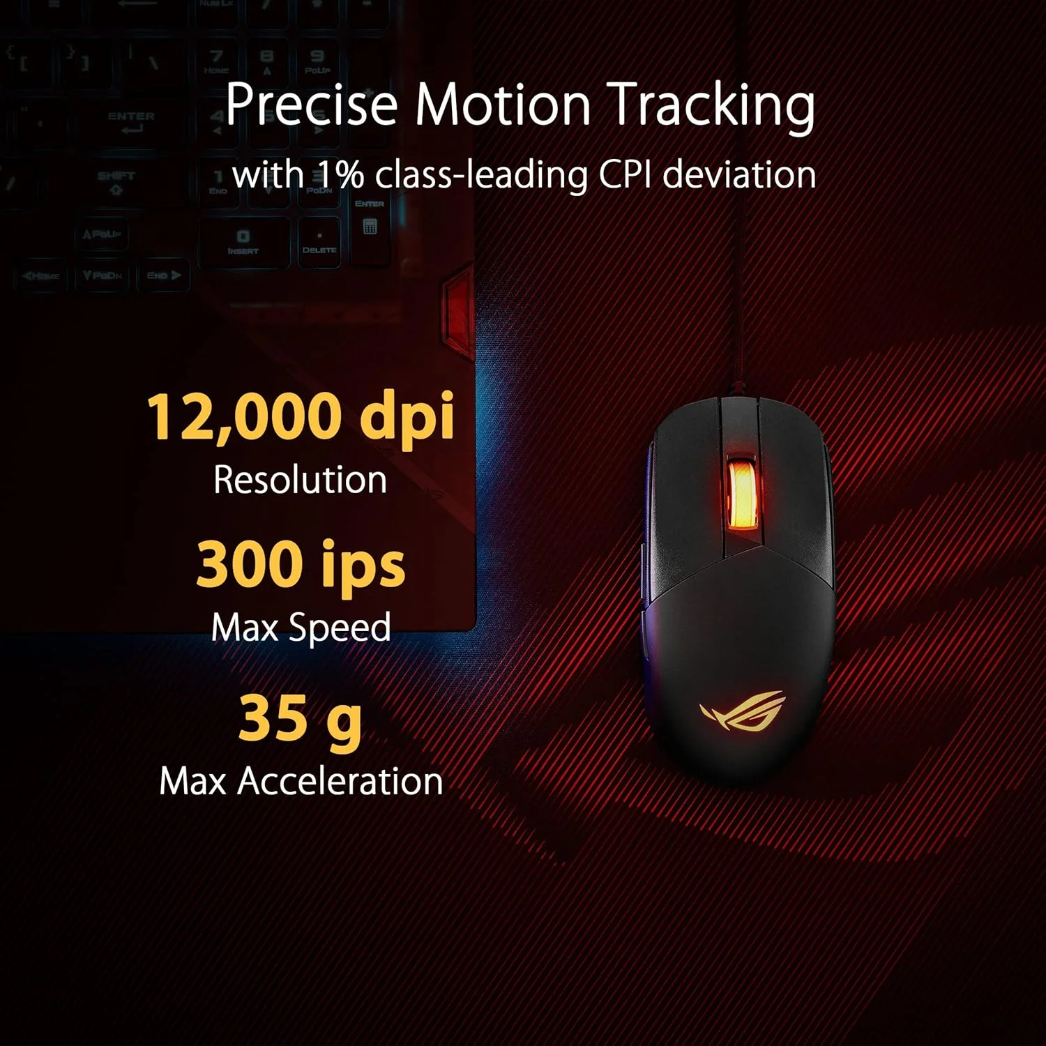 موس گیمینگ ایسوس مدل P518 ROG Strix Impact III، طراحی نیمه متقارن، سیمی، سبک وزن، سنسور 12000 DPI، 5 دکمه قابل برنامه ریزی، سوییچ های قابل تعویض، کابل Paracord، موس گیمینگ FPS، مشکی موس گیمینگ ایسوس مدل P518 ROG Strix Impact III، طراحی نیمه متقارن، سیمی، سبک وزن، سنسور 12000 DPI، 5 دکمه قابل برنامه ریزی، سوییچ های قابل تعویض، کابل Paracord، موس گیمینگ FPS، مشکی