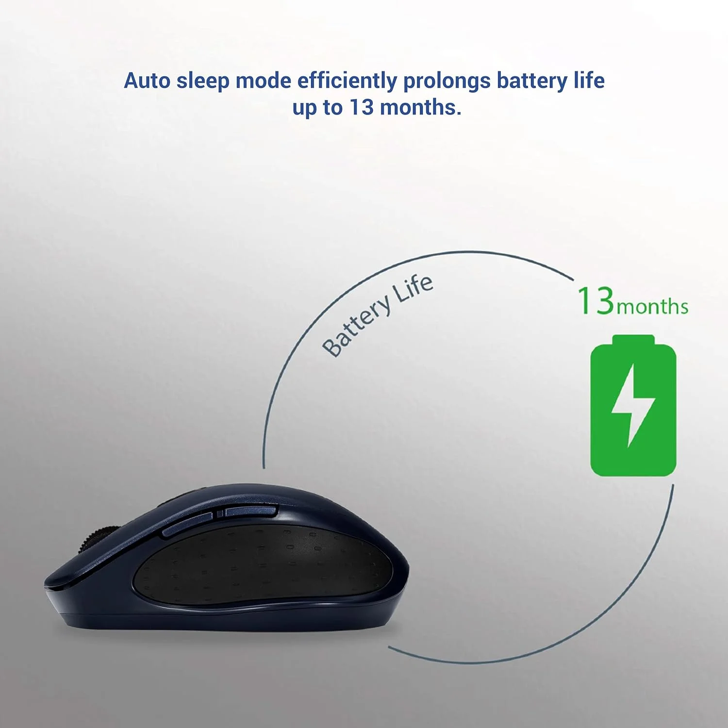 موس بی سیم چند دستگاهه بی صدا ایسوس مدل MW203، 2.4 گیگاهرتز با گیرنده نانو USB، ردیابی اپتیکال 2400 DPI، 6 دکمه، سازگار با PC/لپ تاپ - آبی (MW203 (آبی))