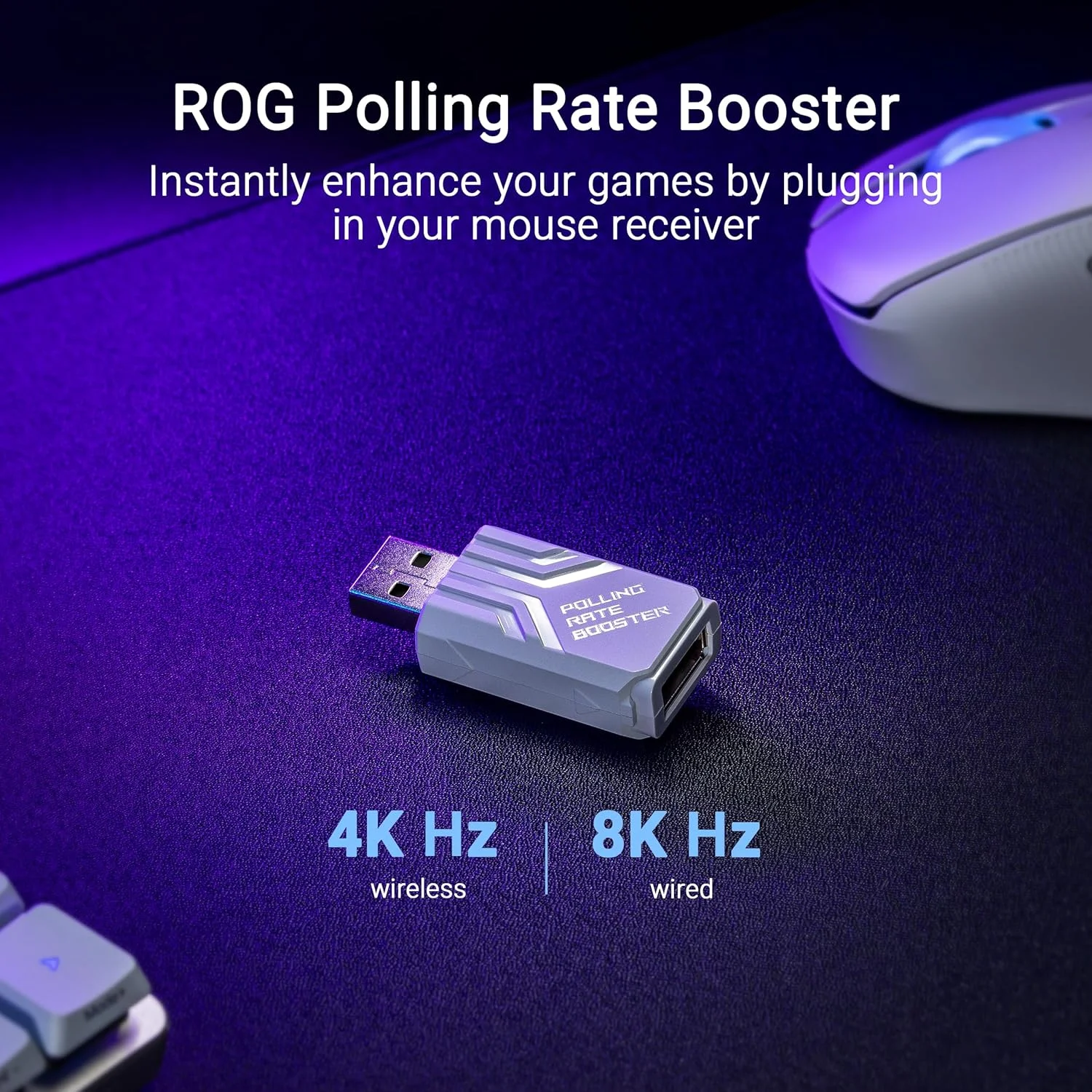 موس گیمینگ بیسیم ایسوس ROG Keris II Ace، وزن سبک 54 گرم، سنسور اپتیکال AimPoint Pro 42K، میکرو سوئیچهای اپتیکال، بیسیم SpeedNova، تقویت کننده نرخ پولینگ ROG، مناسب برای بازیهای Esports و FPS، سفید موس گیمینگ بیسیم ایسوس ROG Keris II Ace، وزن سبک 54 گرم، سنسور اپتیکال AimPoint Pro 42K، میکرو سوئیچهای اپتیکال، بیسیم SpeedNova، تقویت کننده نرخ پولینگ ROG، مناسب برای بازیهای Esports و FPS، سفید