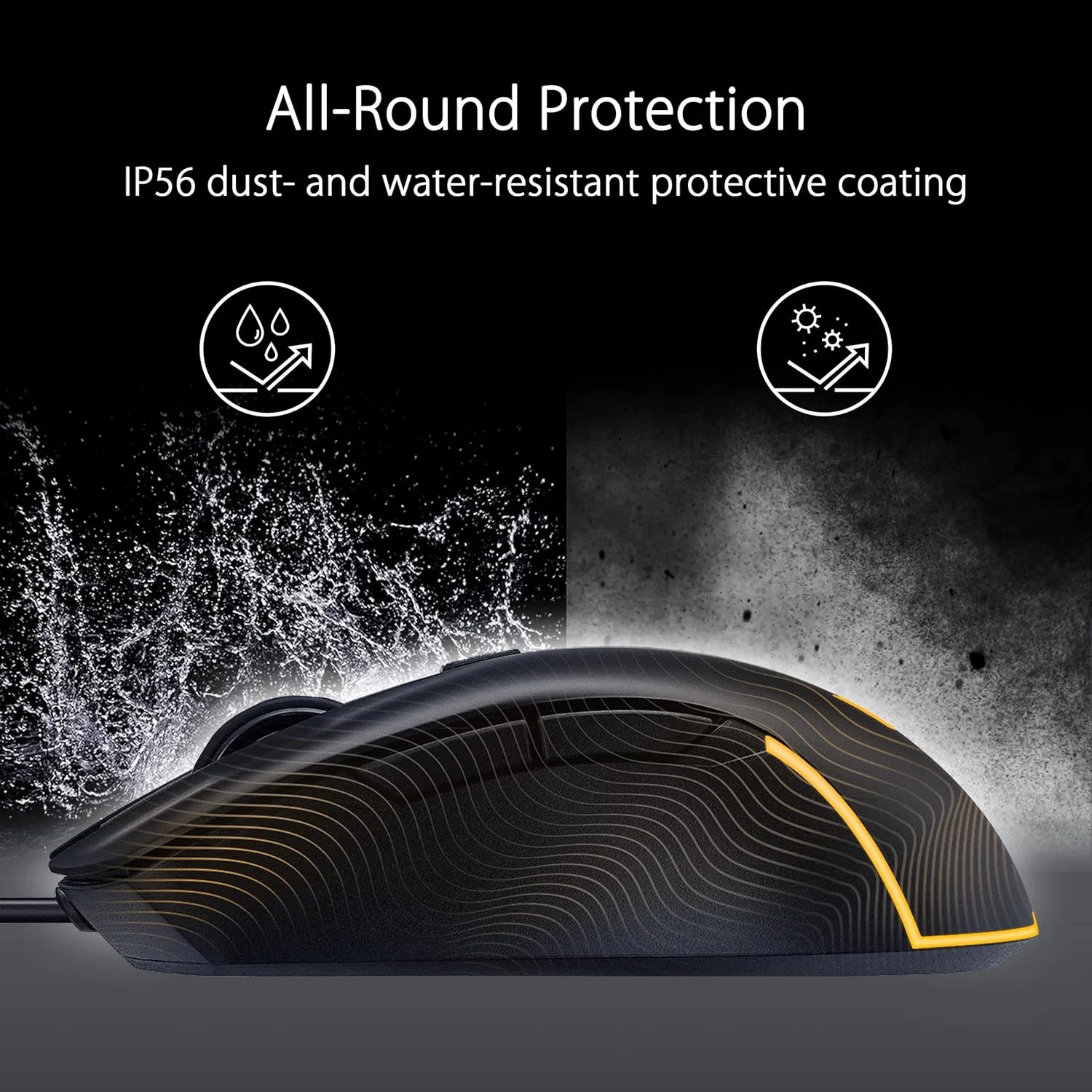 موس گیمینگ ASUS TUF Gaming M3 Gen II، سیمی، وزن سبک 59 گرم، مقاومت در برابر گرد و غبار و آب IP56، محافظ ضد باکتری، سنسور اپتیکال 8K DPI، 6 دکمه قابل برنامه ریزی، پایه های تفلون، مشکی موس گیمینگ ASUS TUF Gaming M3 Gen II، سیمی، وزن سبک 59 گرم، مقاومت در برابر گرد و غبار و آب IP56، محافظ ضد باکتری، سنسور اپتیکال 8K DPI، 6 دکمه قابل برنامه ریزی، پایه های تفلون، مشکی