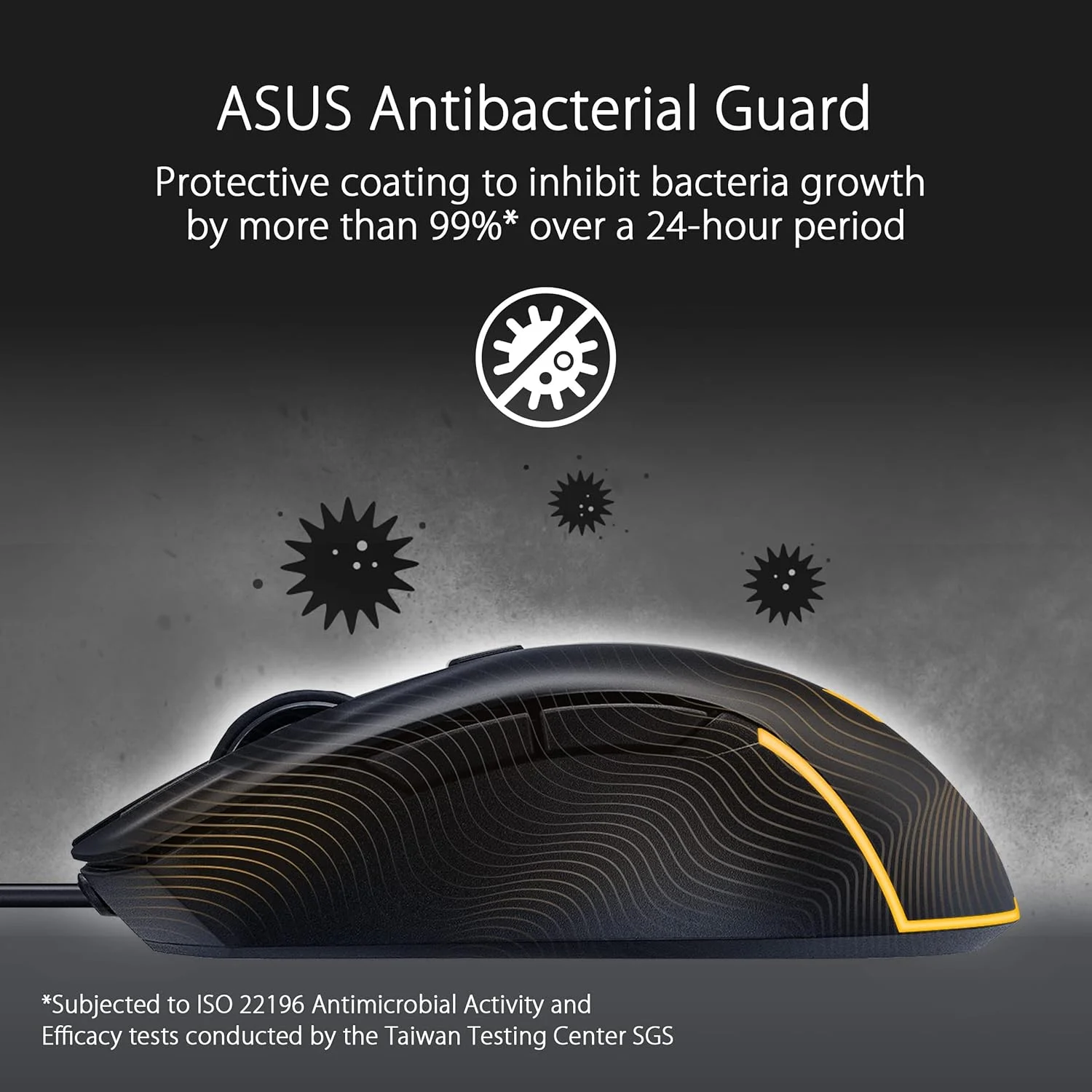 موس گیمینگ ASUS TUF Gaming M3 Gen II، سیمی، وزن سبک 59 گرم، مقاومت در برابر گرد و غبار و آب IP56، محافظ ضد باکتری، سنسور اپتیکال 8K DPI، 6 دکمه قابل برنامه ریزی، پایه های تفلون، مشکی موس گیمینگ ASUS TUF Gaming M3 Gen II، سیمی، وزن سبک 59 گرم، مقاومت در برابر گرد و غبار و آب IP56، محافظ ضد باکتری، سنسور اپتیکال 8K DPI، 6 دکمه قابل برنامه ریزی، پایه های تفلون، مشکی