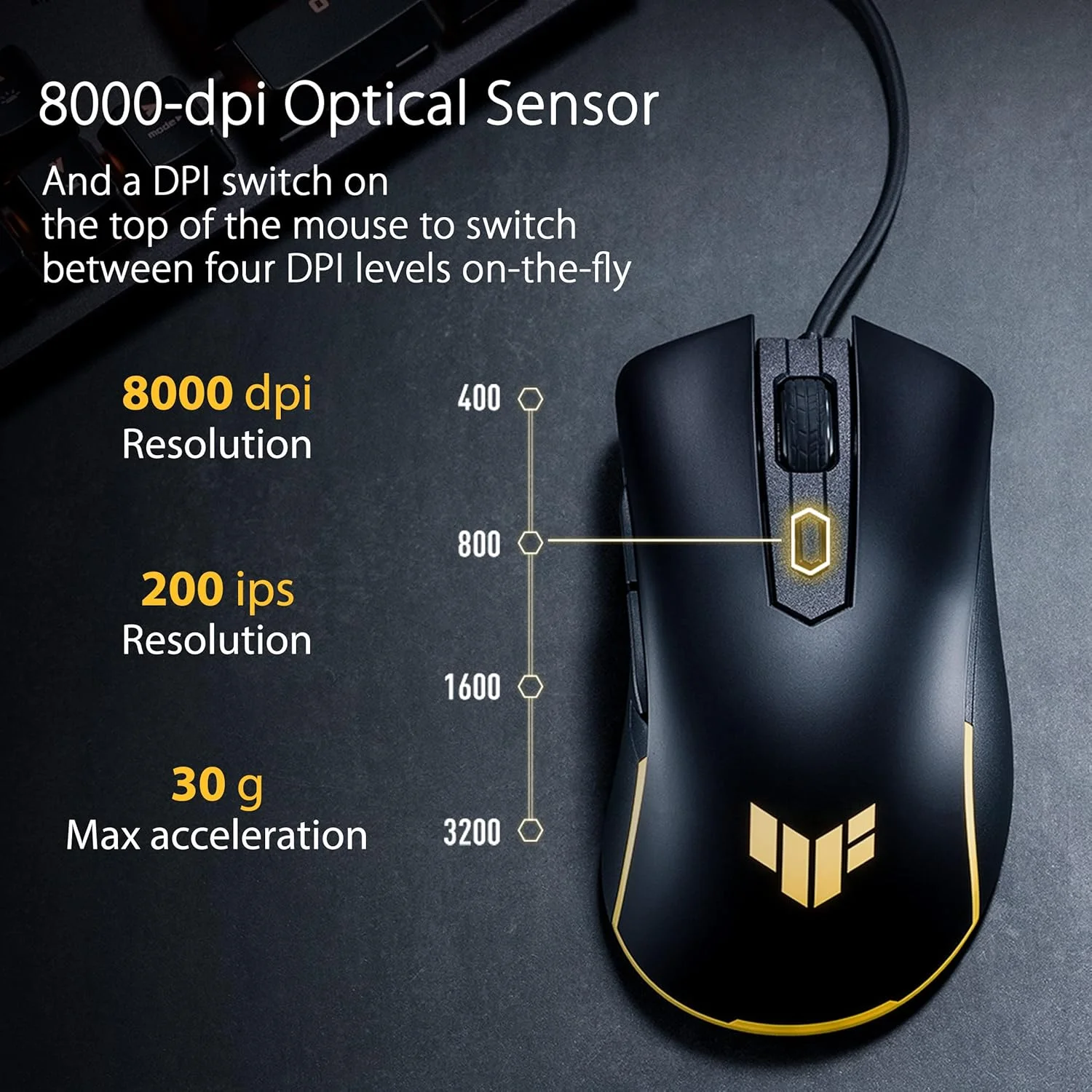 موس گیمینگ ASUS TUF Gaming M3 Gen II، سیمی، وزن سبک 59 گرم، مقاومت در برابر گرد و غبار و آب IP56، محافظ ضد باکتری، سنسور اپتیکال 8K DPI، 6 دکمه قابل برنامه ریزی، پایه های تفلون، مشکی موس گیمینگ ASUS TUF Gaming M3 Gen II، سیمی، وزن سبک 59 گرم، مقاومت در برابر گرد و غبار و آب IP56، محافظ ضد باکتری، سنسور اپتیکال 8K DPI، 6 دکمه قابل برنامه ریزی، پایه های تفلون، مشکی