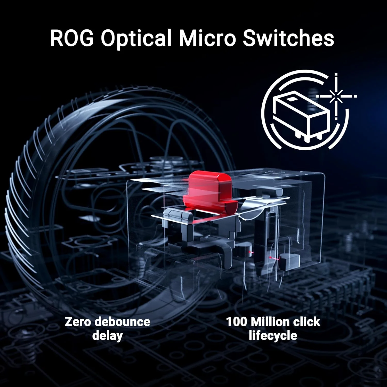 موس گیمینگ بیسیم ایسوس ROG Keris II Ace، وزن سبک 54 گرم، سنسور اپتیکال AimPoint Pro 42K، میکرو سوئیچهای اپتیکال، بیسیم SpeedNova، تقویت کننده نرخ پولینگ ROG، مناسب برای بازیهای Esports و FPS، سفید موس گیمینگ بیسیم ایسوس ROG Keris II Ace، وزن سبک 54 گرم، سنسور اپتیکال AimPoint Pro 42K، میکرو سوئیچهای اپتیکال، بیسیم SpeedNova، تقویت کننده نرخ پولینگ ROG، مناسب برای بازیهای Esports و FPS، سفید