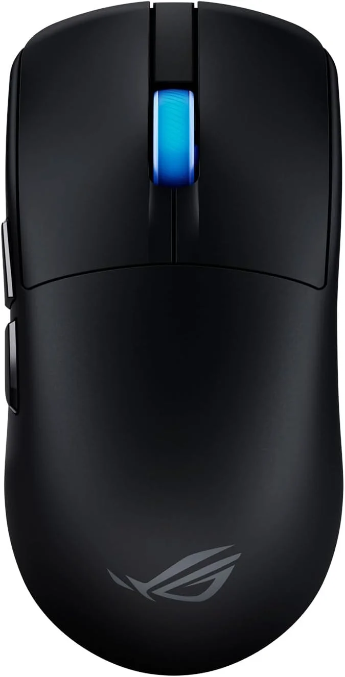 موس گیمینگ بی‌سیم ایسوس ROG Harpe II Ace Esports – 2025، تست‌شده توسط حرفه‌ای‌ها، مناسب دست راست، وزن سبک 48 گرم، اتصال سه‌حالته، 42K DPI، نرخ نمونه‌برداری 8K، باتری 101 ساعته، ابزار مبتنی بر وب، پشتیبانی از PC/Mac - مشکی