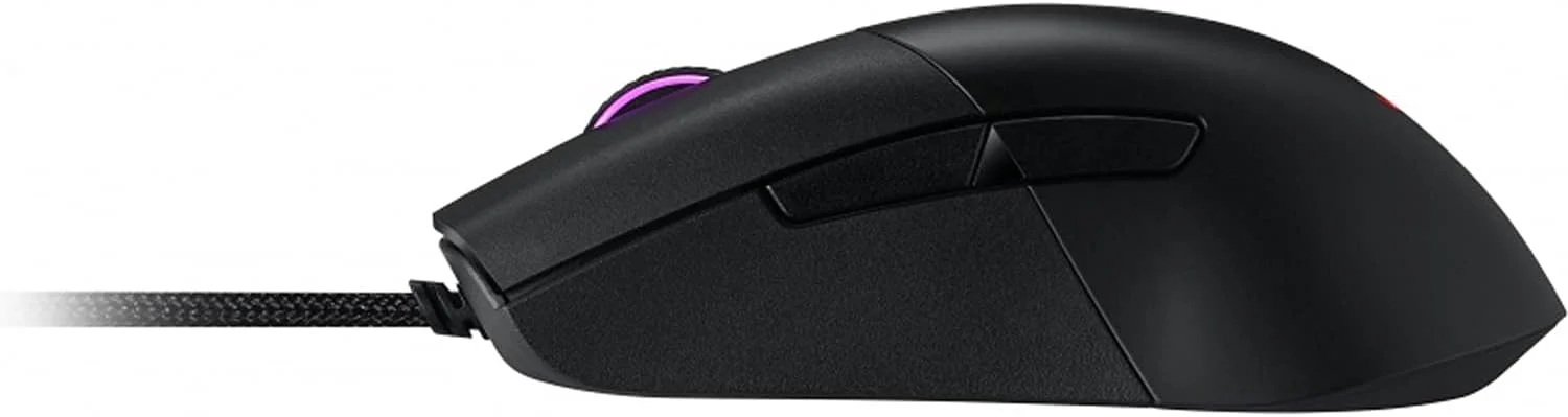 موس گیمینگ سیمی فوق سبک ASUS ROG Keris | سنسور تنظیم شده ROG 16000 DPI، سوئیچ های قابل تعویض، کلیدهای PBT L/R، دکمه های جانبی قابل تعویض، پایه های ماوس ROG Omni، ROG Paracord و Aura Sync RGB، مشکی موس گیمینگ سیمی فوق سبک ASUS ROG Keris | سنسور تنظیم شده ROG 16000 DPI، سوئیچ های قابل تعویض، کلیدهای PBT L/R، دکمه های جانبی قابل تعویض، پایه های ماوس ROG Omni، ROG Paracord و Aura Sync RGB، مشکی