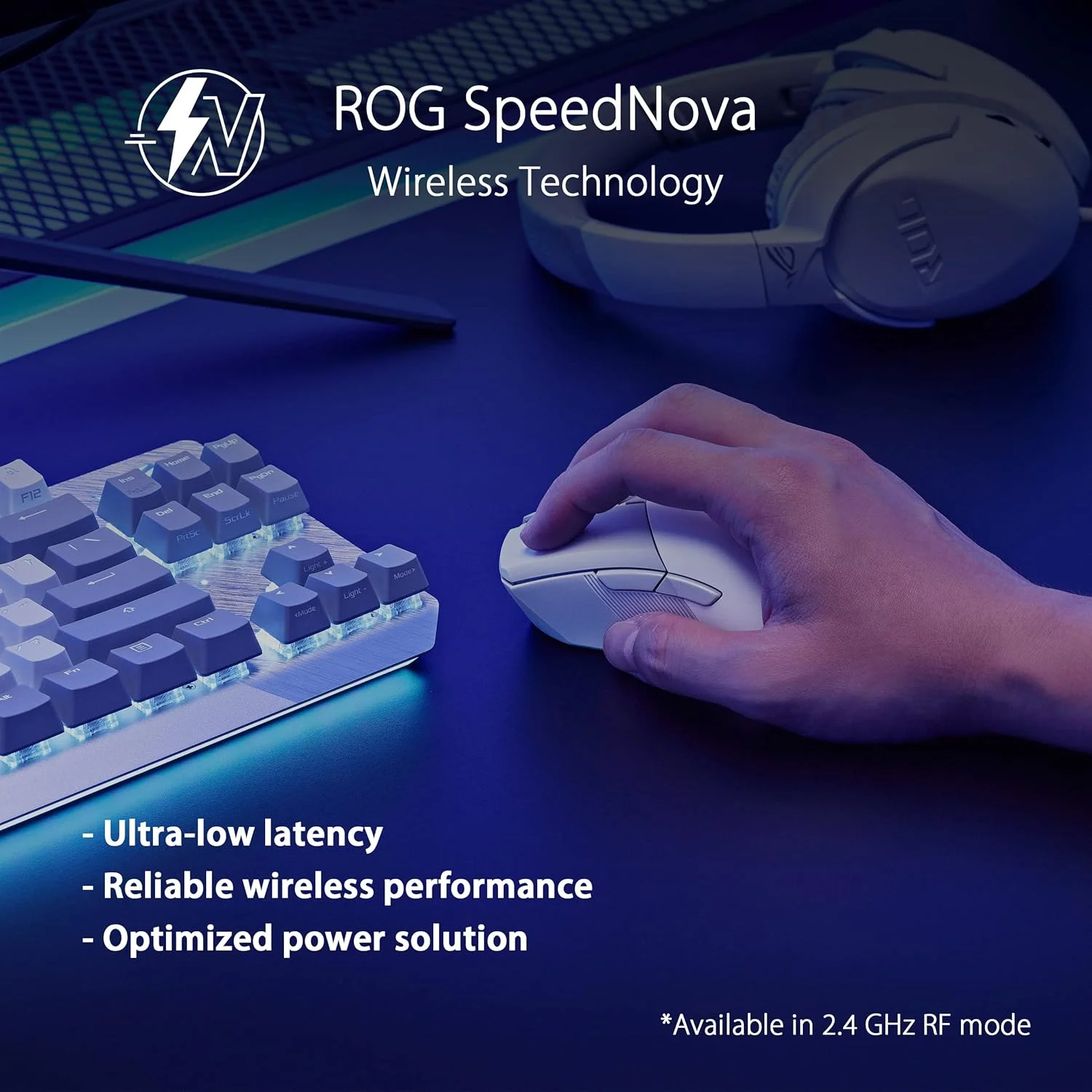 موس گیمینگ بی سیم ایسوس ROG Gladius III، 36000 DPI، 6 دکمه، سوییچ های قابل تعویض، کابل پاراکورد - سفید موس گیمینگ بی سیم ایسوس ROG Gladius III، 36000 DPI، 6 دکمه، سوییچ های قابل تعویض، کابل پاراکورد - سفید