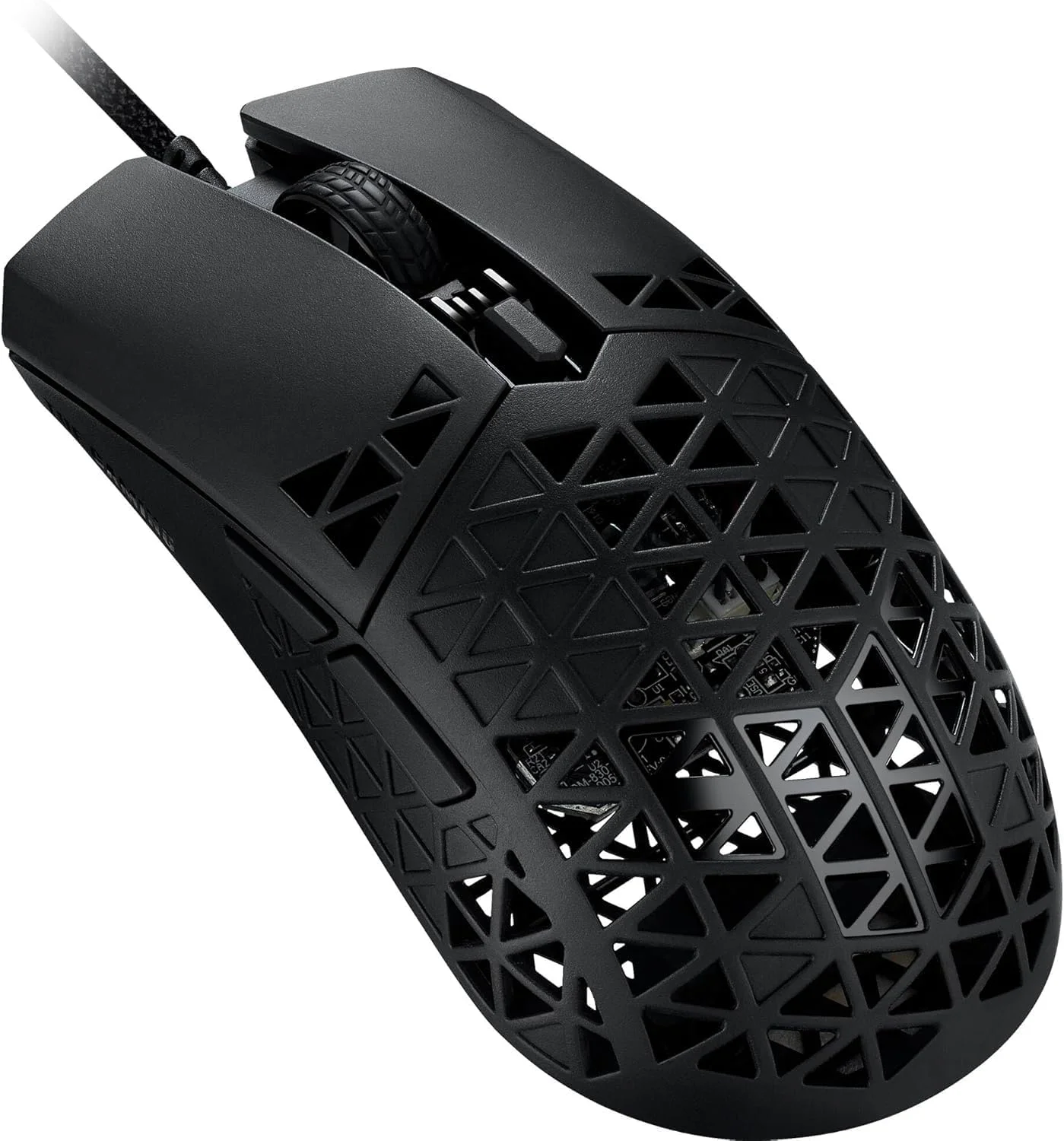 موس گیمینگ سیم دار ایسوس TUF M4 Air - P307، طراحی بادوام و فوق سبک Air Shell، سنسور اپتیکال 16000 DPI، شش دکمه قابل برنامه ریزی لمسی، مقاومت در برابر آب IPX6، رنگ مشکی