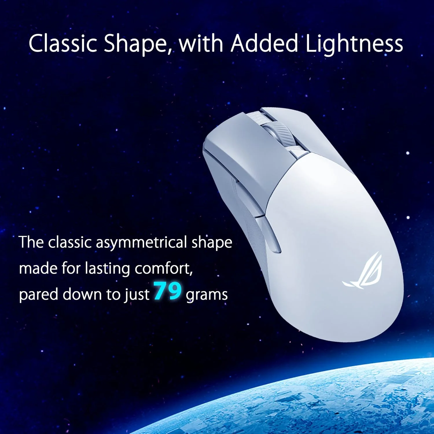 موس گیمینگ بی سیم ایسوس ROG Gladius III، 36000 DPI، 6 دکمه، سوییچ های قابل تعویض، کابل پاراکورد - سفید موس گیمینگ بی سیم ایسوس ROG Gladius III، 36000 DPI، 6 دکمه، سوییچ های قابل تعویض، کابل پاراکورد - سفید