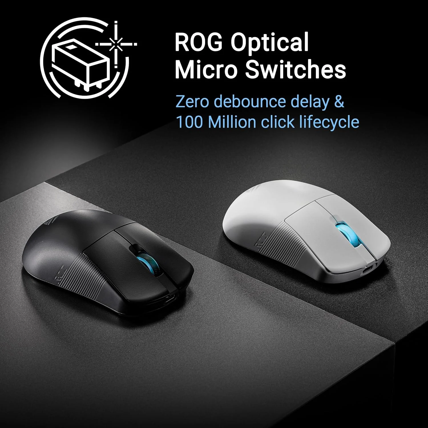 موس گیمینگ بیسیم ایسوس ROG Harpe Ace Mini، وزن سبک 49 گرم، سنسور اپتیکال AimPoint Pro 42K، میکرو سوئیچهای اپتیکال، تقویت کننده نرخ پولینگ ROG، گیمینگ Esports و FPS، کوچک، متوسط، سفید موس گیمینگ بیسیم ایسوس ROG Harpe Ace Mini، وزن سبک 49 گرم، سنسور اپتیکال AimPoint Pro 42K، میکرو سوئیچهای اپتیکال، تقویت کننده نرخ پولینگ ROG، گیمینگ Esports و FPS، کوچک، متوسط، سفید