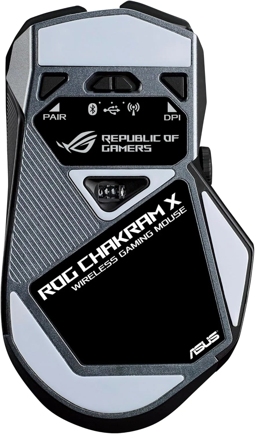 موس گیمینگ ایسوس ROG Chakram X Origin، اتصال سه حالته (RF 2.4 گیگاهرتز، بلوتوث، سیمی)، حسگر 36000 DPI، 11 دکمه قابل برنامه ریزی، جوی استیک جداشدنی، کابل پاراکورد، مشکی موس گیمینگ ایسوس ROG Chakram X Origin، اتصال سه حالته (RF 2.4 گیگاهرتز، بلوتوث، سیمی)، حسگر 36000 DPI، 11 دکمه قابل برنامه ریزی، جوی استیک جداشدنی، کابل پاراکورد، مشکی