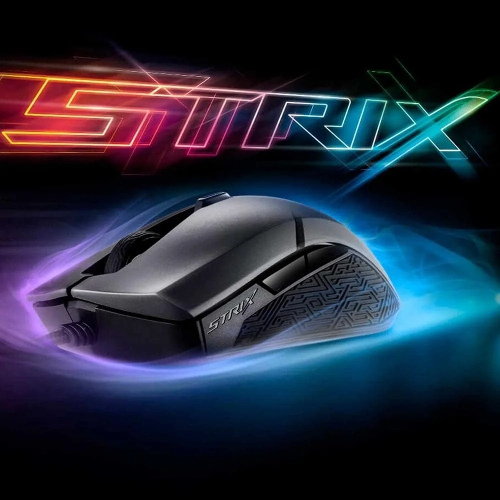 موس گیمینگ اپتیکال دو طرفه ایسوس - ROG Strix Evolve | موس گیمینگ سیمی برای کامپیوتر | 7200 DPI، سوییچ های Omron | 4 سبک ارگونومیک قابل تنظیم | Aura Sync RGB، Armoury II موس گیمینگ اپتیکال دو طرفه ایسوس - ROG Strix Evolve | موس گیمینگ سیمی برای کامپیوتر | 7200 DPI، سوییچ های Omron | 4 سبک ارگونومیک قابل تنظیم | Aura Sync RGB، Armoury II
