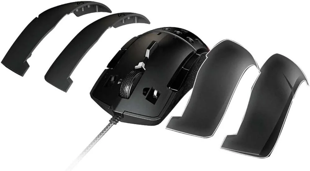 موس گیمینگ اپتیکال دو طرفه ایسوس - ROG Strix Evolve | موس گیمینگ سیمی برای کامپیوتر | 7200 DPI، سوییچ های Omron | 4 سبک ارگونومیک قابل تنظیم | Aura Sync RGB، Armoury II موس گیمینگ اپتیکال دو طرفه ایسوس - ROG Strix Evolve | موس گیمینگ سیمی برای کامپیوتر | 7200 DPI، سوییچ های Omron | 4 سبک ارگونومیک قابل تنظیم | Aura Sync RGB، Armoury II