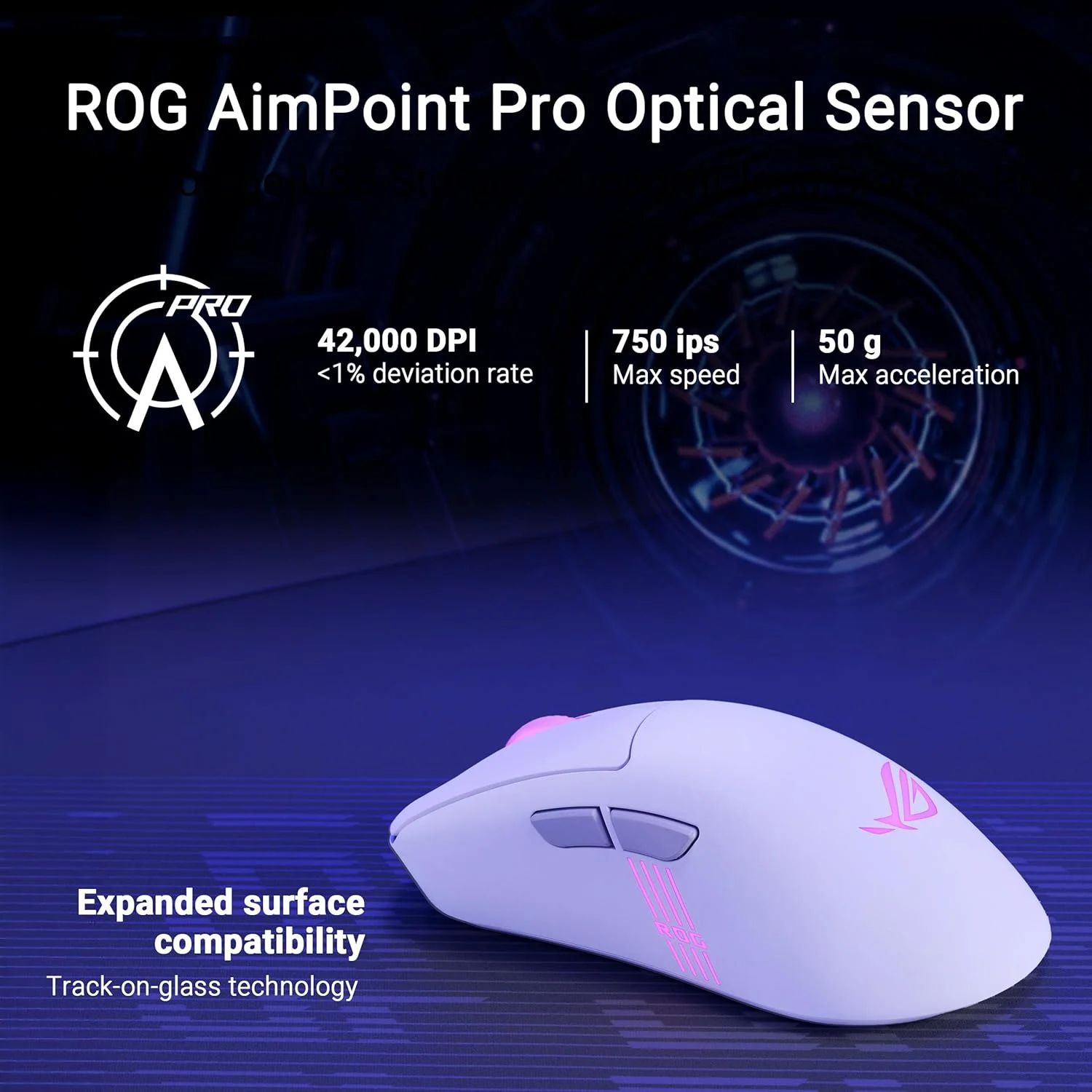 ماوس گیمینگ بیسیم ارگونومیک ASUS ROG Keris II Origin: طراحی 65 گرمی، سوکت سوییچ Push-Fit II، میکرو سوییچ II، بیسیم SpeedNova، RF بیسیم 2.4 گیگاهرتز، بلوتوث و USB سیمی - سفید ماوس گیمینگ بیسیم ارگونومیک ASUS ROG Keris II Origin: طراحی 65 گرمی، سوکت سوییچ Push-Fit II، میکرو سوییچ II، بیسیم SpeedNova، RF بیسیم 2.4 گیگاهرتز، بلوتوث و USB سیمی - سفید