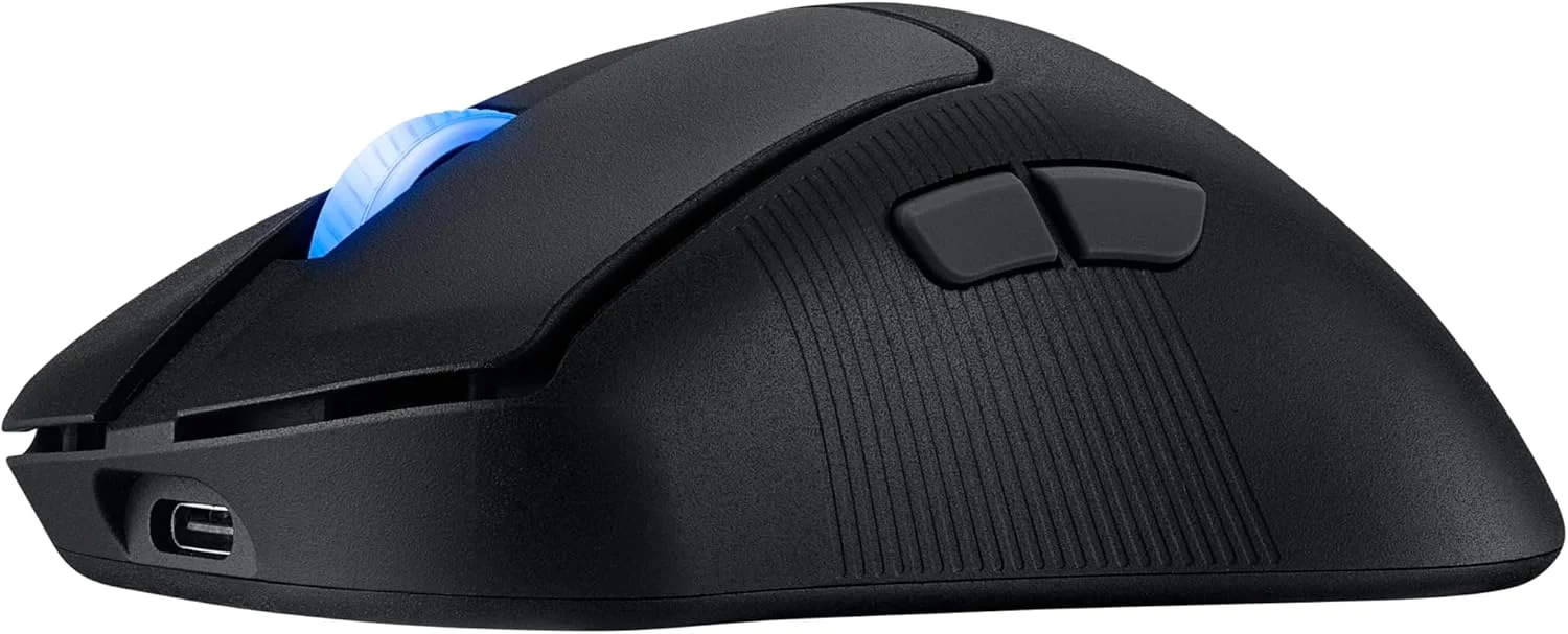 موس گیمینگ بیسیم ایسوس ROG Keris II Ace - ارگونومیک راست دست، 54 گرم، اتصال سه حالته، 42K DPI، عمر باتری تا 107 ساعت، پشتیبانی از PC/Mac - مشکی موس گیمینگ بیسیم ایسوس ROG Keris II Ace - ارگونومیک راست دست، 54 گرم، اتصال سه حالته، 42K DPI، عمر باتری تا 107 ساعت، پشتیبانی از PC/Mac - مشکی