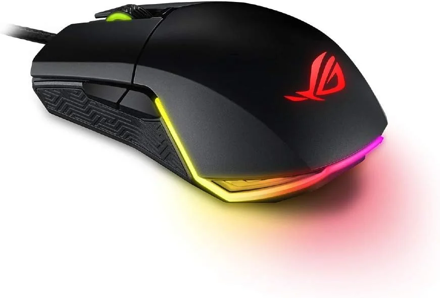 موس گیمینگ اپتیکال سیم دار USB ایسوس ROG Pugio، مشکی