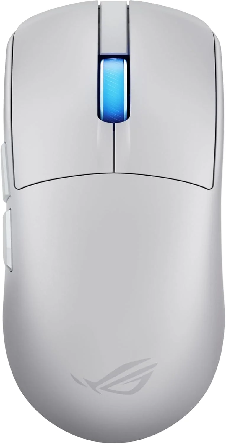 موس گیمینگ فوق سبک 48 گرمی نیمه متقارن ASUS ROG Harpe II Ace: 42000 DPI، سنسور اپتیکال ROG AimPoint Pro، میکرو سوئیچ های اپتیکال، نرخ نمونه برداری 8000 هرتز، بی سیم SpeedNova 8K - مشکی