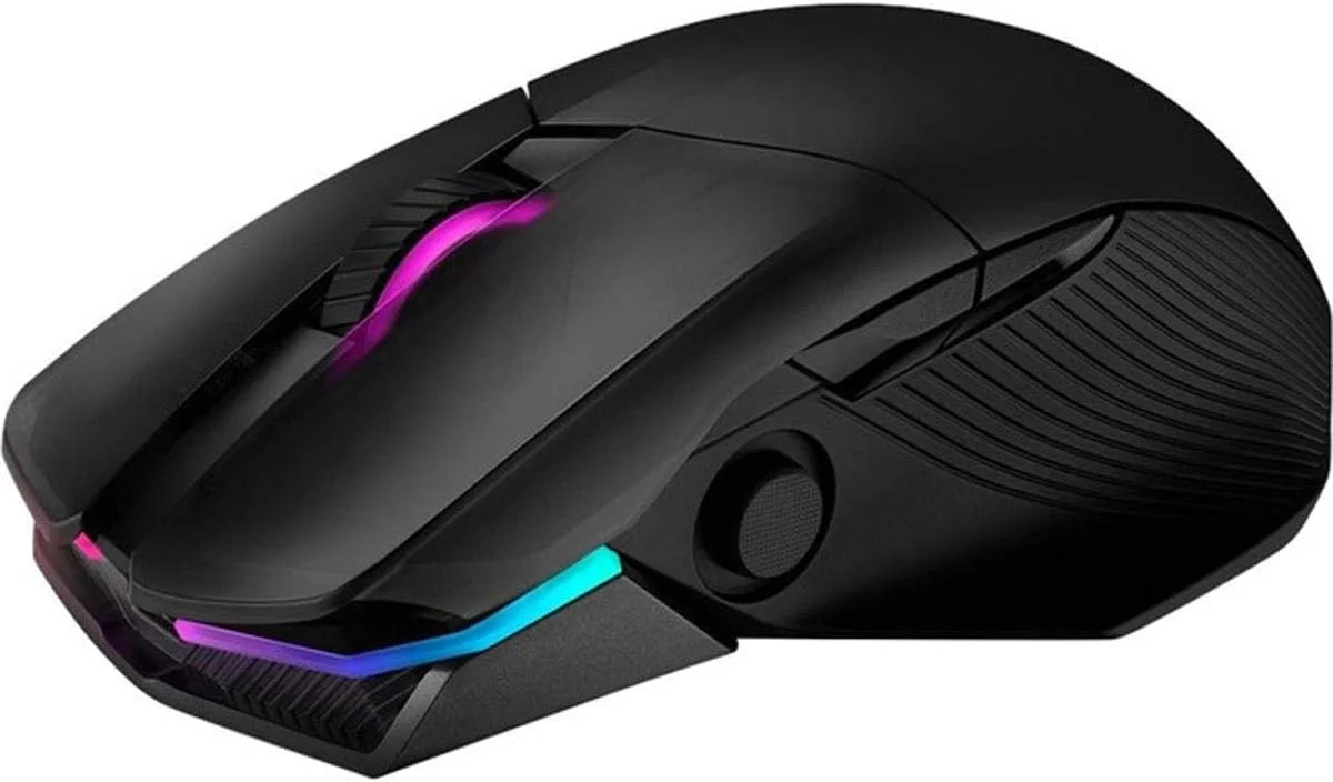 ماوس گیمینگ بی سیم ایسوس ROG Chakram با نورپردازی Aura Sync RGB و سنسور اپتیکال 16000 DPI