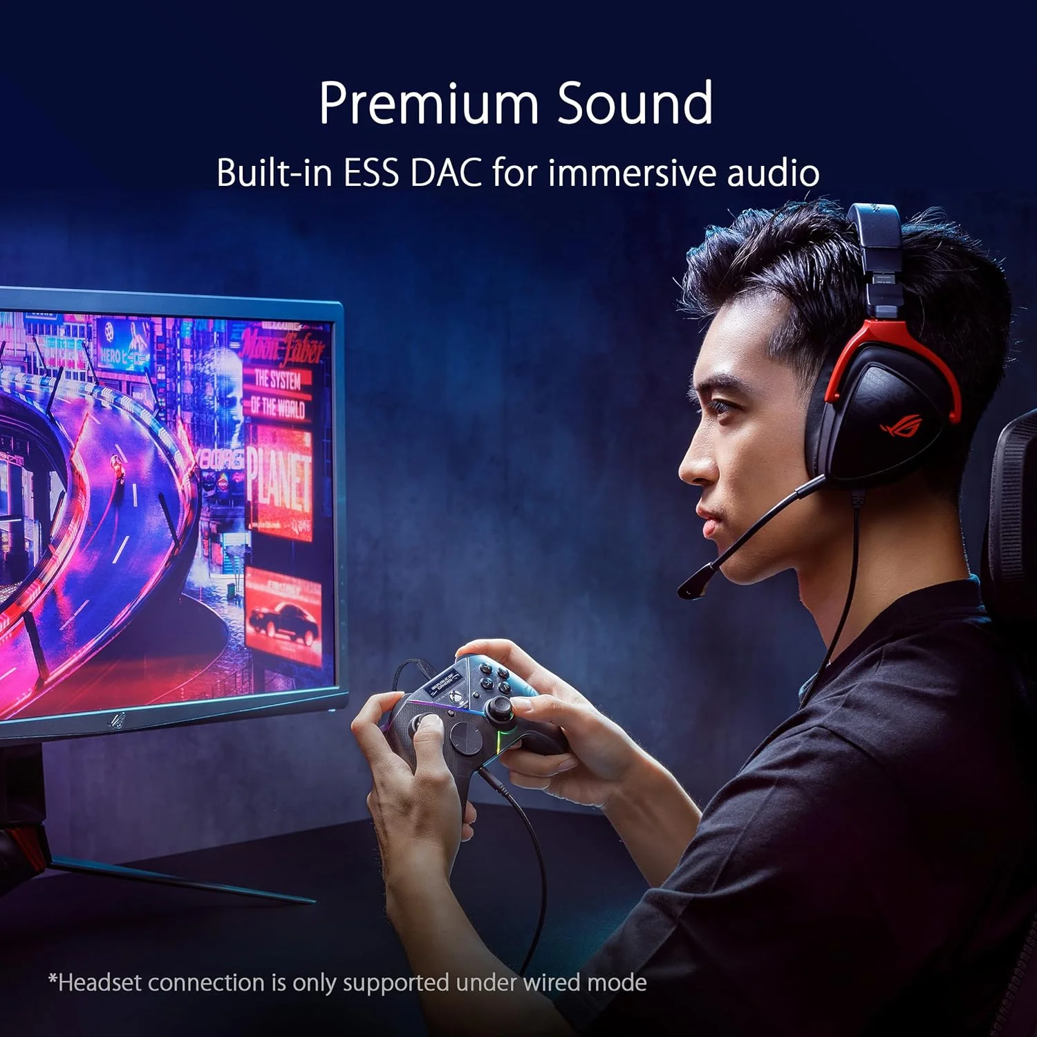 کنترلر گیمینگ بی سیم ASUS ROG Raikiri Pro، نمایشگر OLED، اتصال USB-C/2.4GHz/BT در رایانه شخصی، USB-C در Xbox، 4 دکمه پشتی قابل برنامه ریزی، ماشه های پله ای/خطی، حساسیت جوی استیک قابل تنظیم، جک 3.5 میلی متری، ESS DAC کنترلر گیمینگ بی سیم ASUS ROG Raikiri Pro، نمایشگر OLED، اتصال USB-C/2.4GHz/BT در رایانه شخصی، USB-C در Xbox، 4 دکمه پشتی قابل برنامه ریزی، ماشه های پله ای/خطی، حساسیت جوی استیک قابل تنظیم، جک 3.5 میلی متری، ESS DAC