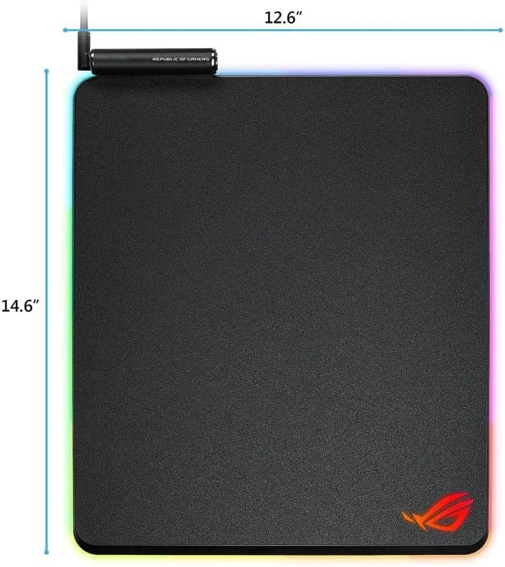 پد ماوس گیمینگ عمودی ASUS ROG Balteus با نورپردازی Aura Sync RGB و پایه ضد لغزش (32 × 37 سانتی متر) پد ماوس گیمینگ عمودی ASUS ROG Balteus با نورپردازی Aura Sync RGB و پایه ضد لغزش (32 × 37 سانتی متر)