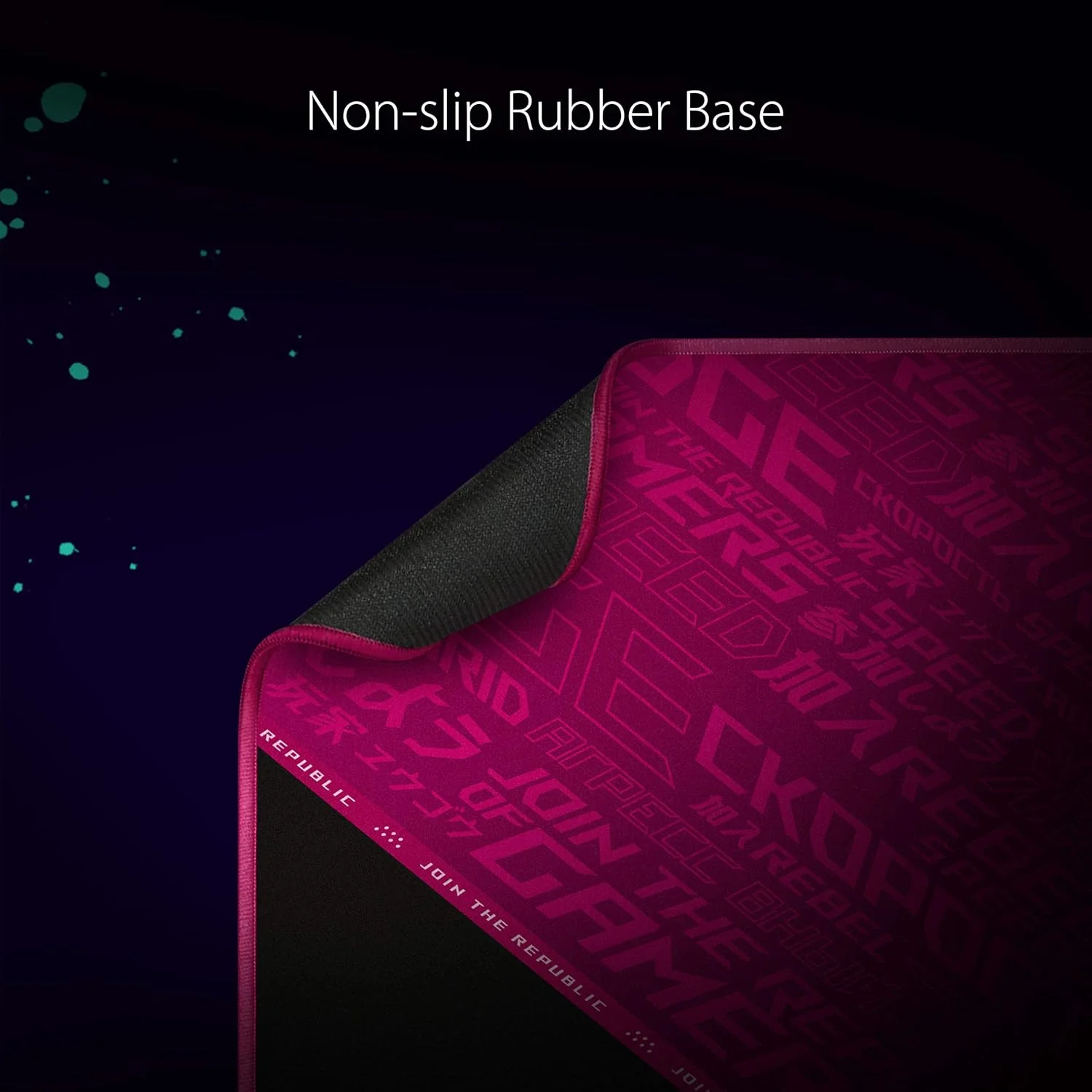 ماوس پد گیمینگ ایسوس ROG Sheath Electro Punk (بسیار بزرگ، سطح پارچه ای بهینه شده برای بازی، قاب دوخته شده ضد فرسایش و پایه لاستیکی ضد لغزش)
