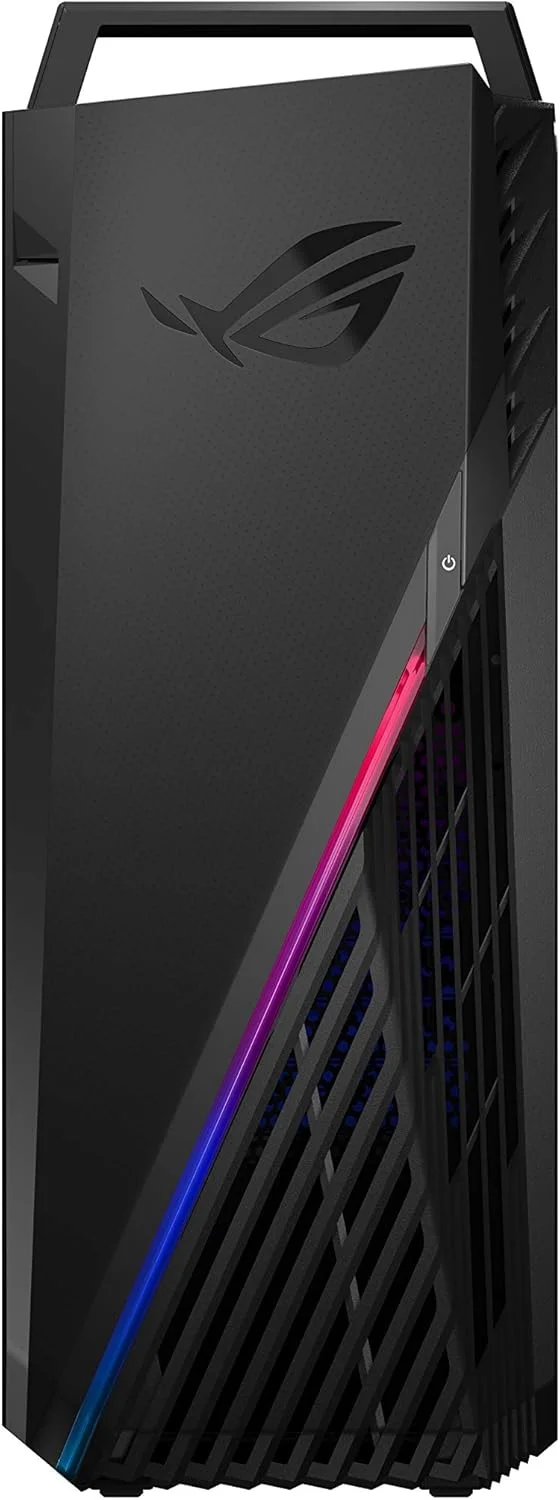 کامپیوتر گیمینگ رومیزی ایسوس ROG Strix G15CK، پردازنده Intel Core i7-10700KF، کارت گرافیک GeForce RTX 2070 SUPER، رم 16 گیگابایتی DDR4، حافظه SSD 512 گیگابایتی، Wi-Fi 6، کیبورد ROG Strix Flare و ماوس Gladius II، ویندوز 10 هوم، G15CK-BS772
