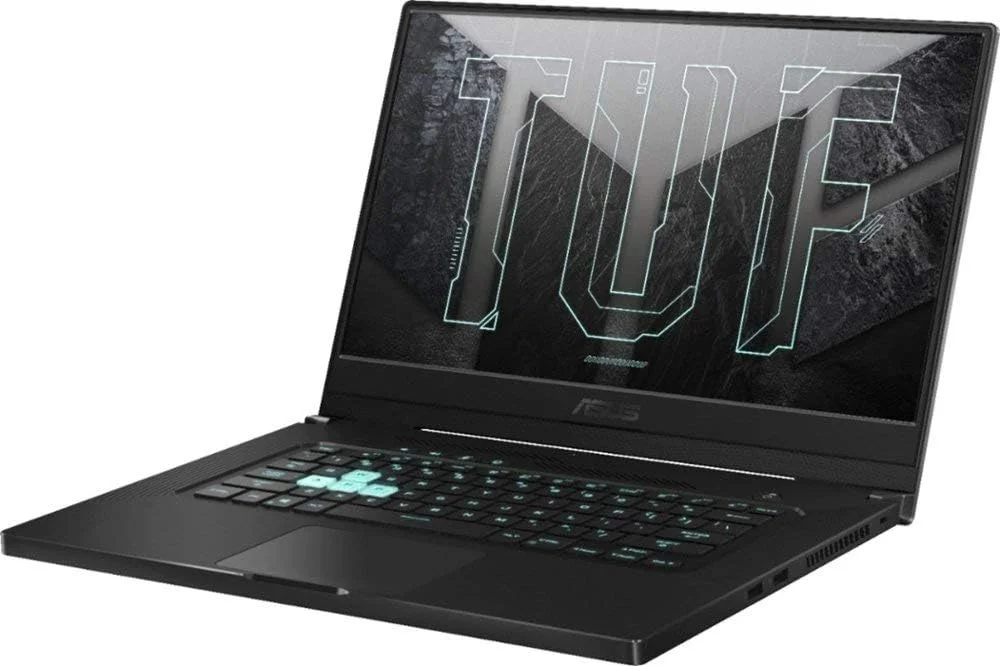 لپ تاپ گیمینگ ایسوس TUF Dash، صفحه نمایش 15.6 اینچی Full HD (1920x1080) IPS، پردازنده Intel i7-11370H، رم 16 گیگابایت، حافظه SSD 1 ترابایت، BK، کارت گرافیک GeForce RTX 3070، مشکی، ویندوز 10، پد ماوس TWE لپ تاپ گیمینگ ایسوس TUF Dash، صفحه نمایش 15.6 اینچی Full HD (1920x1080) IPS، پردازنده Intel i7-11370H، رم 16 گیگابایت، حافظه SSD 1 ترابایت، BK، کارت گرافیک GeForce RTX 3070، مشکی، ویندوز 10، پد ماوس TWE