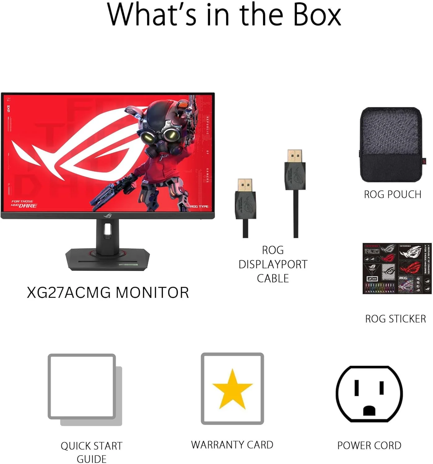 مانیتور گیمینگ 27 اینچی ASUS ROG Strix با پورت USB-C و HDR (XG27ACMG) - QHD (2560x1440)، 270 هرتز، 1 میلیثانیه، Fast IPS، Extreme Low Motion Blur Sync، سازگار با G-SYNC، DisplayWidget، سوکت سهپایه، 3 سال گارانتی مانیتور گیمینگ 27 اینچی ASUS ROG Strix با پورت USB-C و HDR (XG27ACMG) - QHD (2560x1440)، 270 هرتز، 1 میلیثانیه، Fast IPS، Extreme Low Motion Blur Sync، سازگار با G-SYNC، DisplayWidget، سوکت سهپایه، 3 سال گارانتی