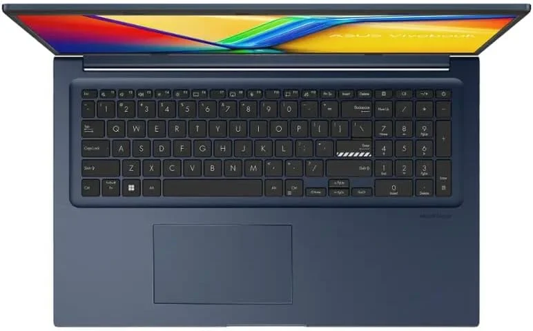 لپ تاپ ASUS Vivobook، صفحه نمایش 17.3 اینچی FHD (1920 x 1080) IPS LED، پردازنده Intel i3-1215U، 6 هسته ای، 12 گیگابایت رم DDR4، 1 ترابایت SSD، آبی آرام، HDMI، ویندوز 11 هوم، پد ماوس TWE لپ تاپ ASUS Vivobook، صفحه نمایش 17.3 اینچی FHD (1920 x 1080) IPS LED، پردازنده Intel i3-1215U، 6 هسته ای، 12 گیگابایت رم DDR4، 1 ترابایت SSD، آبی آرام، HDMI، ویندوز 11 هوم، پد ماوس TWE