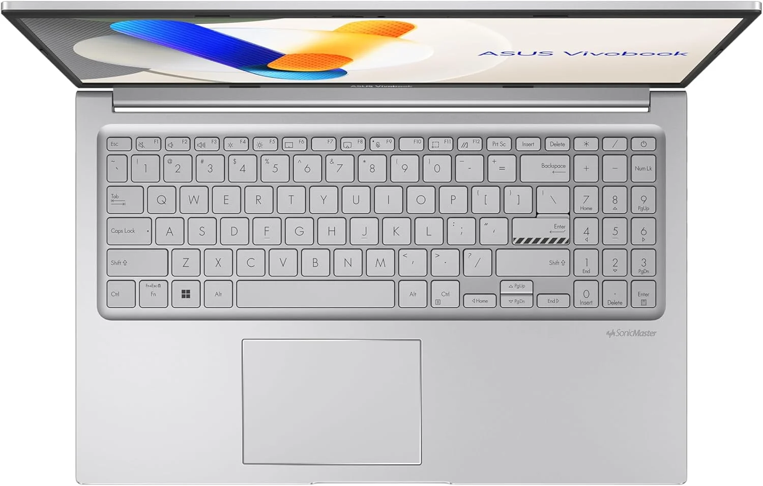 لپ تاپ تجاری ایسوس Vivobook 15 X1504VA، صفحه نمایش 15.6 اینچی FHD، پردازنده نسل سیزدهم Intel Core i7-1355U، رم 8 گیگابایتی، SSD 512 گیگابایتی، ویندوز 11 پرو، نقره ای خنک - شامل هاب 7 در 1 First Wave، ماوس، ماوس پد و آنتی ویروس