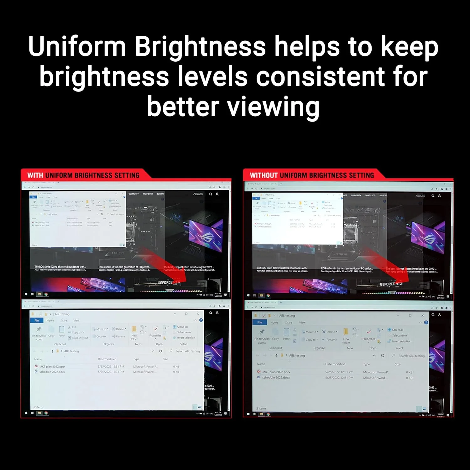 مانیتور گیمینگ 27 اینچی ASUS ROG Strix OLED XG27ACDNG با پنل QD-OLED 1440p، نرخ نوسازی 360 هرتز، زمان پاسخگویی 0.03 میلیثانیه، فناوری OLED Anti-flicker، قابلیت OLED Care+، روشنایی یکنواخت، سازگار با G-SYNC® و پوشش 99% فضای رنگی DCI-P3 مانیتور گیمینگ 27 اینچی ASUS ROG Strix OLED XG27ACDNG با پنل QD-OLED 1440p، نرخ نوسازی 360 هرتز، زمان پاسخگویی 0.03 میلیثانیه، فناوری OLED Anti-flicker، قابلیت OLED Care+، روشنایی یکنواخت، سازگار با G-SYNC® و پوشش 99% فضای رنگی DCI-P3