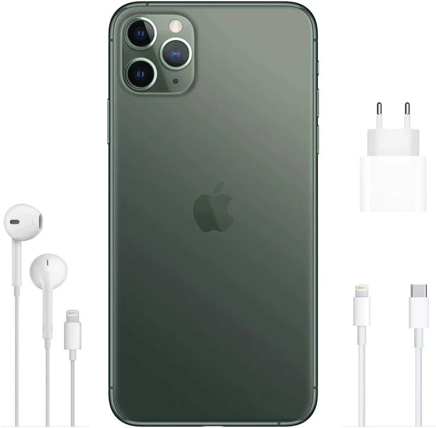 آیفون 11 پرو مکس (بازسازی شده) اپل با FaceTime - 64 گیگابایت، 4G LTE، سبز نیمه شب آیفون 11 پرو مکس (بازسازی شده) اپل با FaceTime - 64 گیگابایت، 4G LTE، سبز نیمه شب