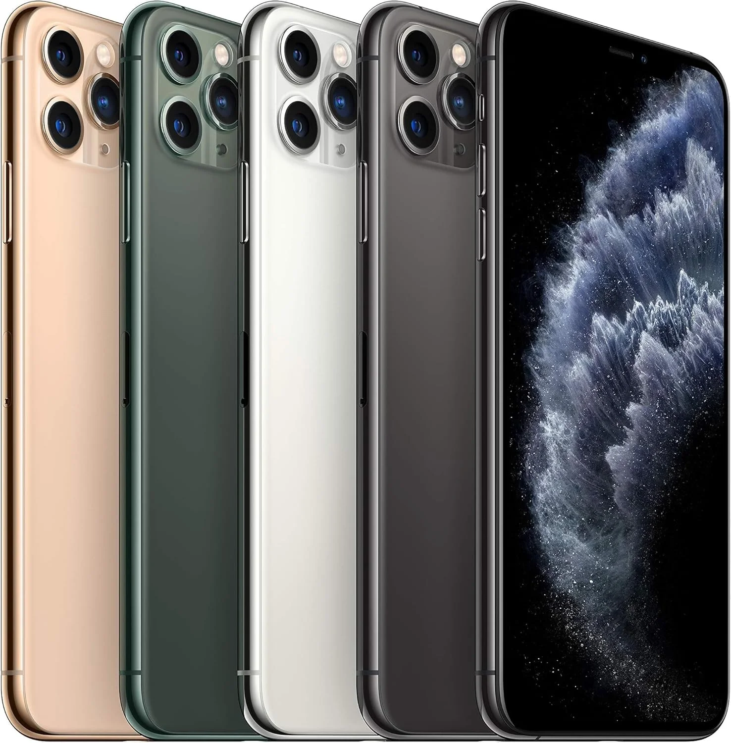 اپل (بازسازی شده) آیفون 11 پرو مکس - 64 گیگابایت، 4G LTE، سبز نیمه شب اپل (بازسازی شده) آیفون 11 پرو مکس - 64 گیگابایت، 4G LTE، سبز نیمه شب