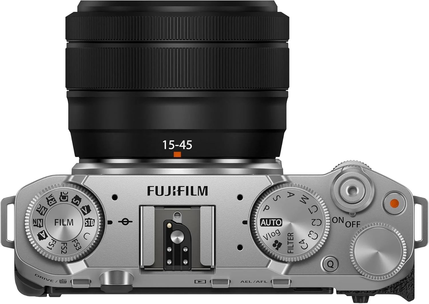 دوربین دیجیتال بدون آینه فوجی فیلم X-M5 به همراه لنز XC15-45mmF3.5-5.6 OIS PZ - نقره ای