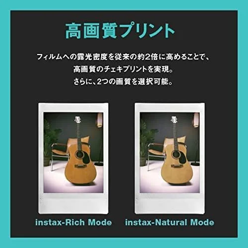 دوربین چاپ سریع فوجی فیلم Instax Mini Evo INS Mini EVO مشکی (دوربین چاپ سریع/چاپگر تلفن هوشمند/دوربین دیجیتال)