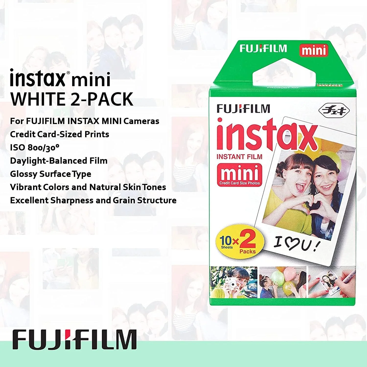 دوربین چاپ سریع هیبریدی فوجی فیلم Instax Mini EVO قهوه ای | فیلم فوری تک بسته ای فوجی Instax Mini | کارت حافظه microSD 32 گیگابایتی | کیف دوربین - بسته نرم افزاری