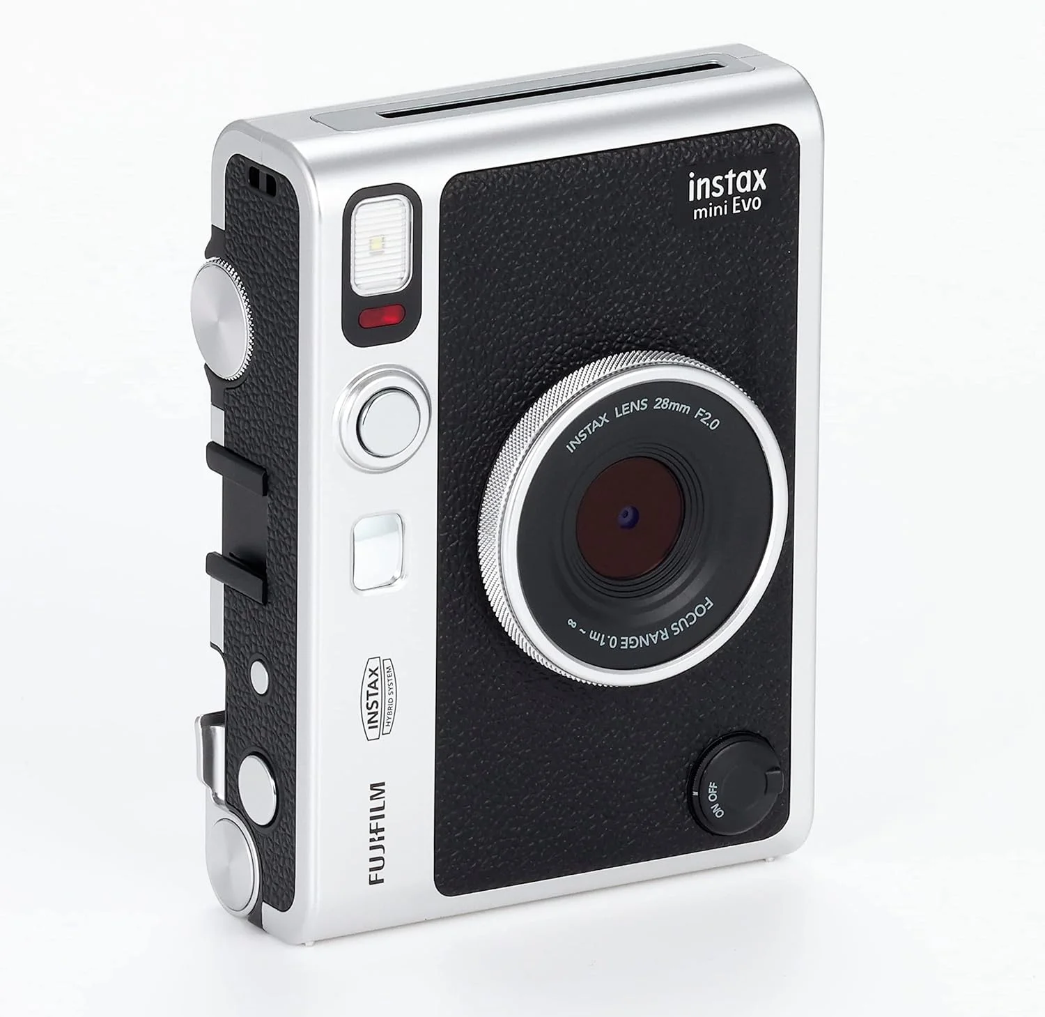 دوربین چاپ سریع فوجی فیلم Instax Mini Evo INS Mini EVO مشکی (دوربین چاپ سریع/چاپگر تلفن هوشمند/دوربین دیجیتال)