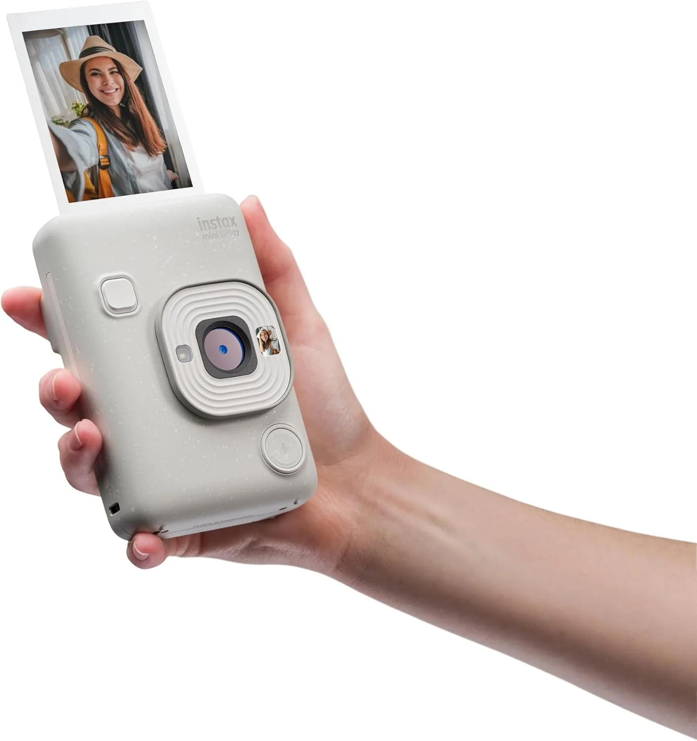 دوربین چاپ سریع هیبریدی فوجی فیلم INSTAX Mini LIPLAY - سفید مات