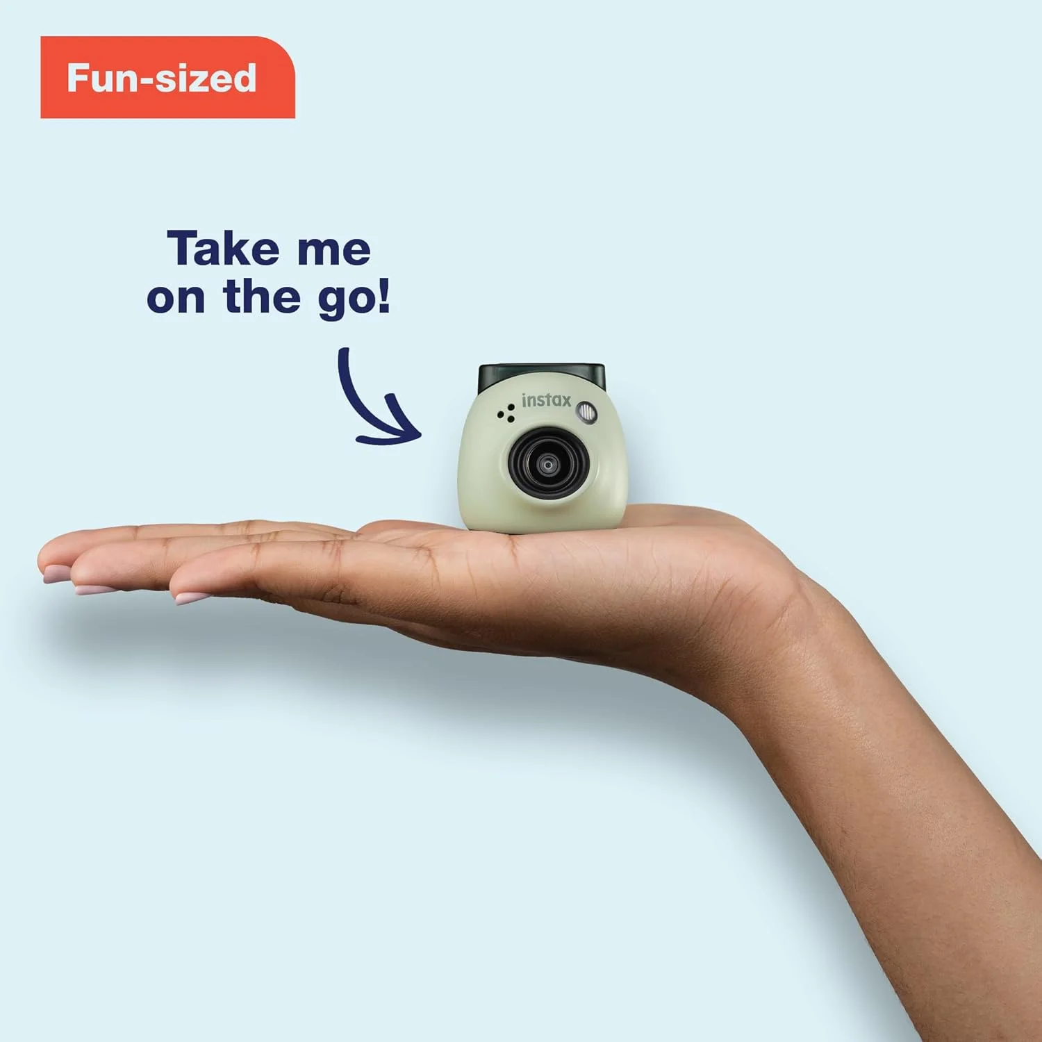 دوربین دیجیتال FUJIFILM INSTAX PAL (دوربین دیجیتال قابل حمل، دارای قابلیت اتصال به اپلیکیشن، سازگار با چاپگرهای Instax Link و دوربین های هیبریدی Instax)، سبز پسته ای دوربین دیجیتال FUJIFILM INSTAX PAL (دوربین دیجیتال قابل حمل، دارای قابلیت اتصال به اپلیکیشن، سازگار با چاپگرهای Instax Link و دوربین های هیبریدی Instax)، سبز پسته ای