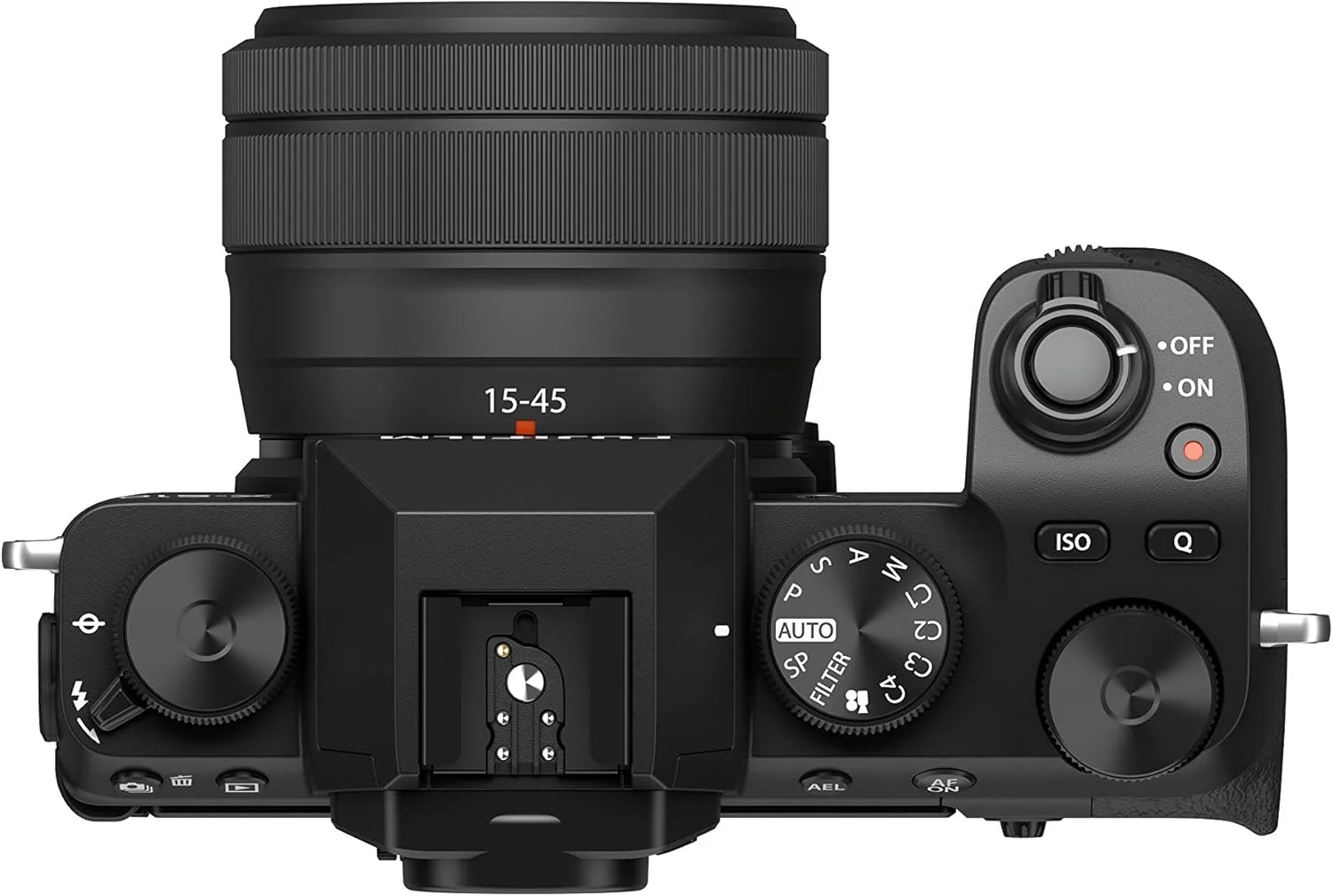 دوربین دیجیتال بدون آینه فوجی فیلم X S10 با لنز XF15 45 میلی‌متری، مشکی، 16670106، XS10، کیت 15-45