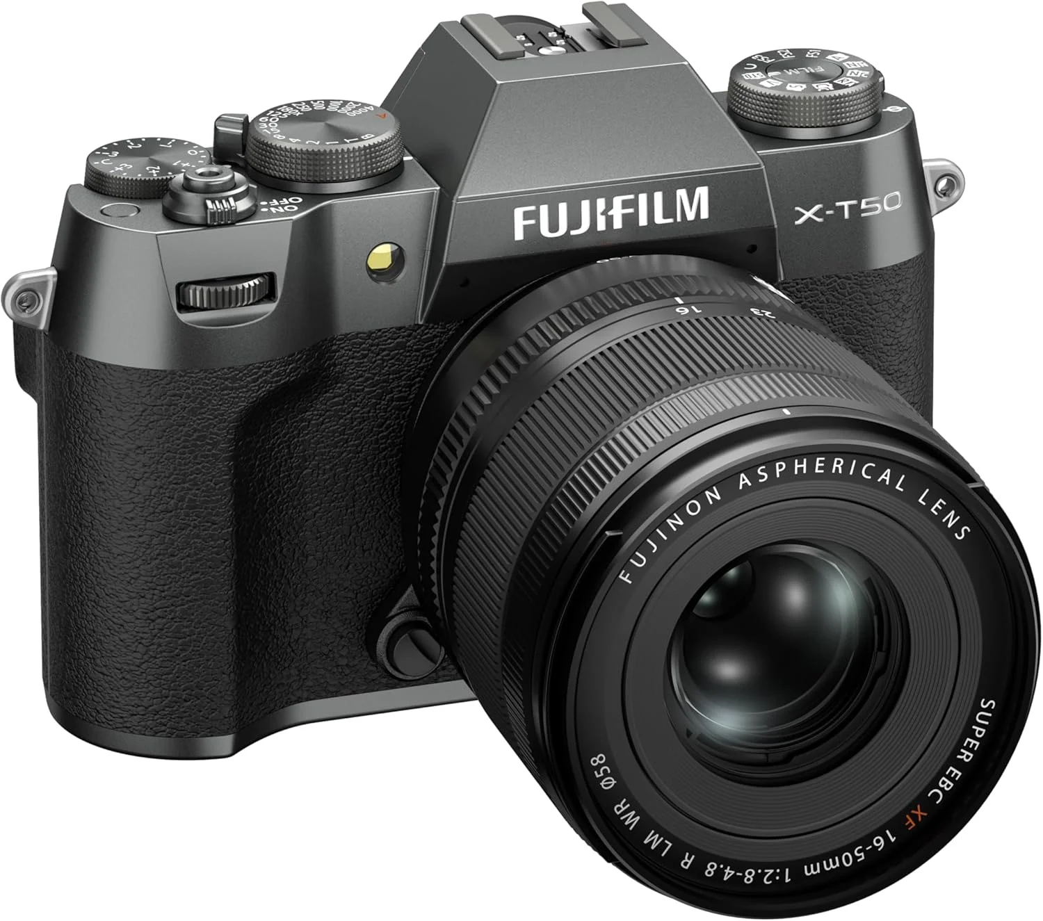 کیت دوربین فوجی فیلم X-T50 نقره ای زغالی + لنز XF16-50mm