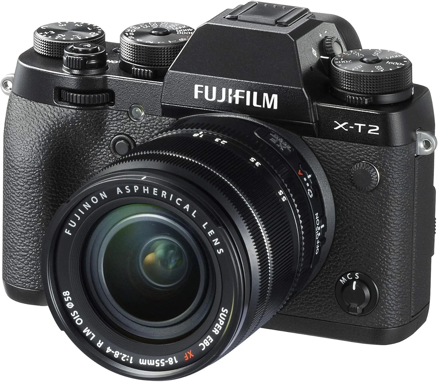 فوجی فیلم X-T2 - دوربین دیجیتال بدون آینه 24.3 مگاپیکسل (فقط بدنه)، مشکی