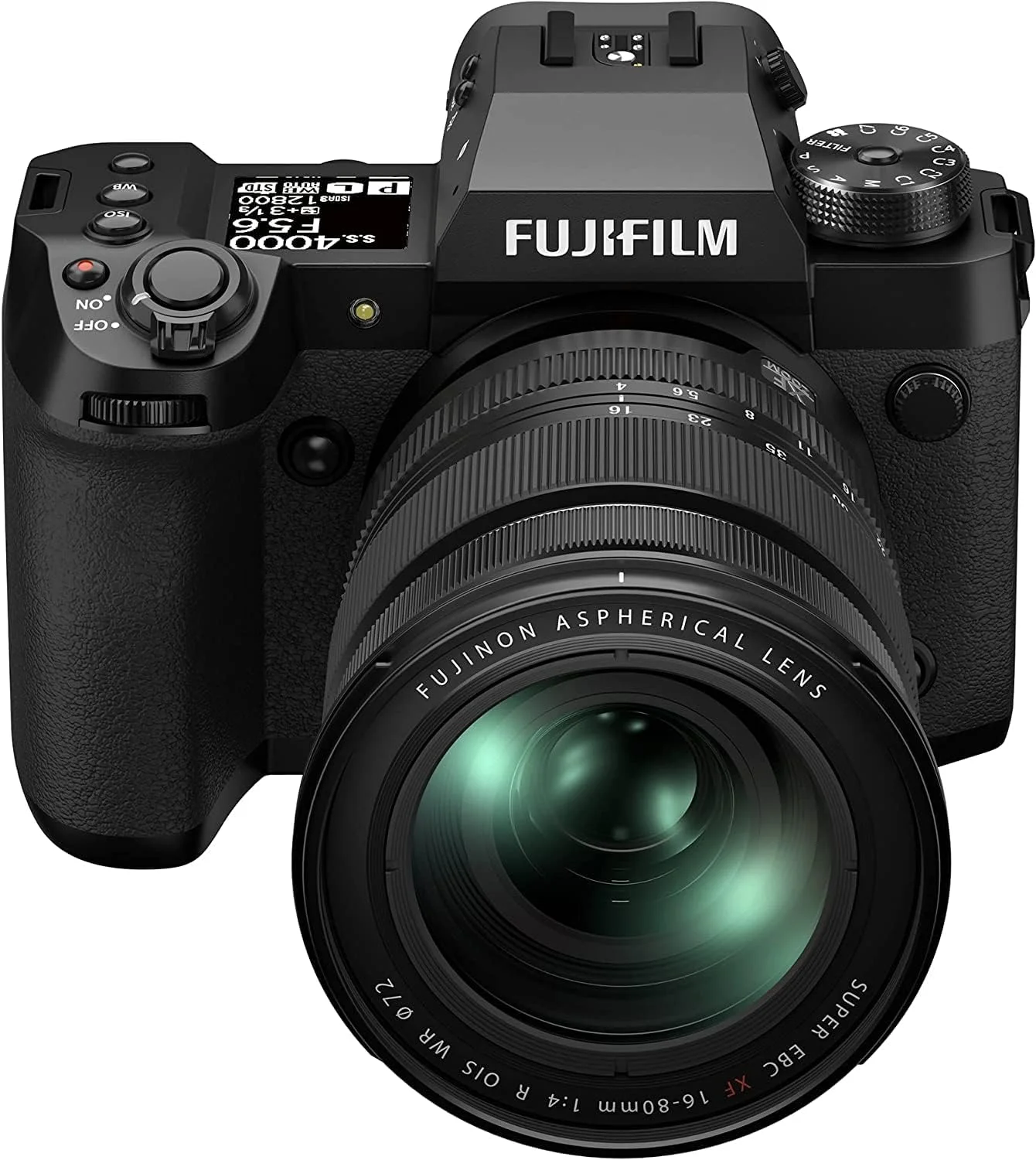 دوربین دیجیتال بدون آینه فوجی فیلم X-H2 به همراه لنز XF16-80mm - مشکی