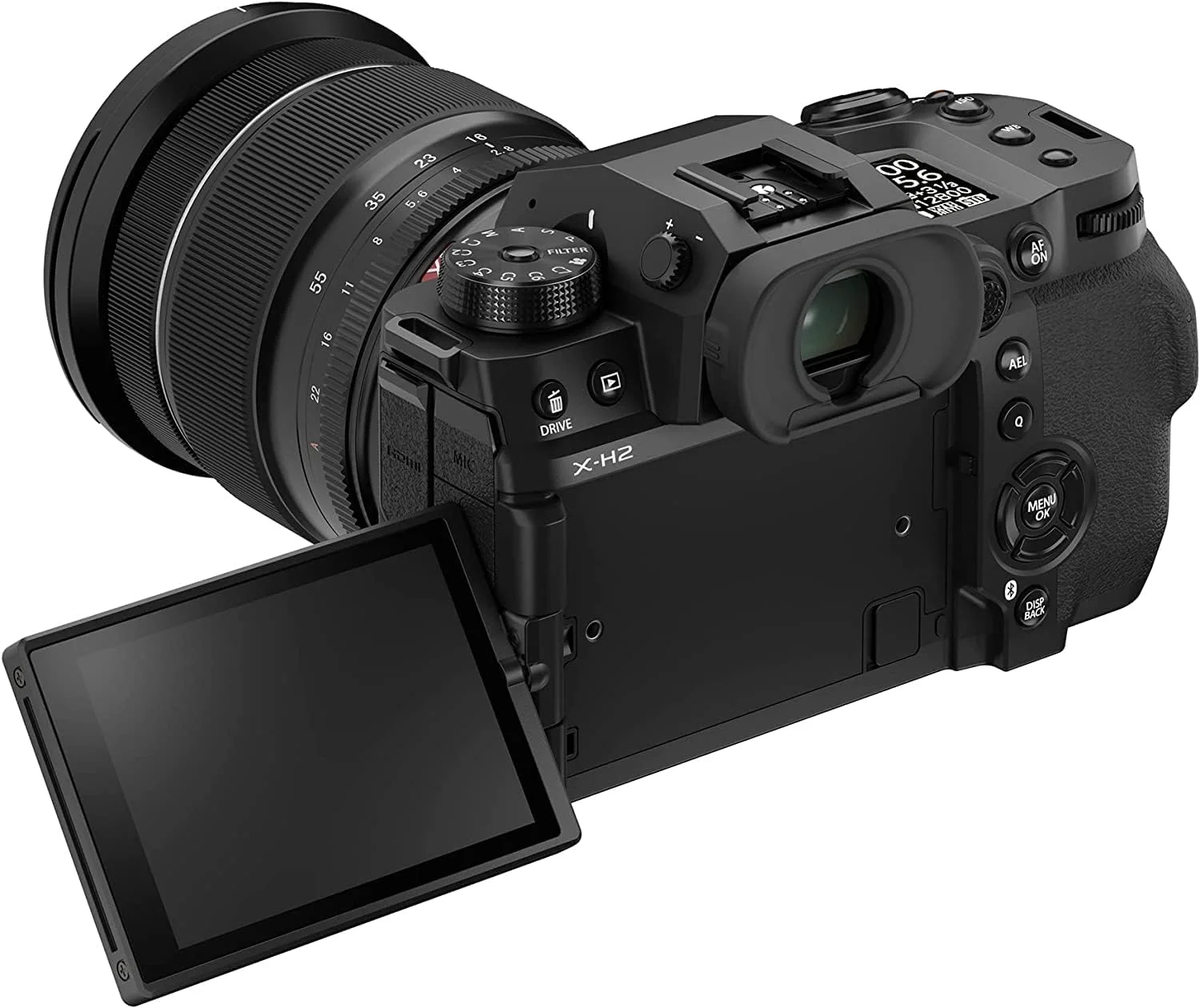 دوربین دیجیتال بدون آینه فوجی فیلم X-H2 به همراه لنز XF16-80mm - مشکی