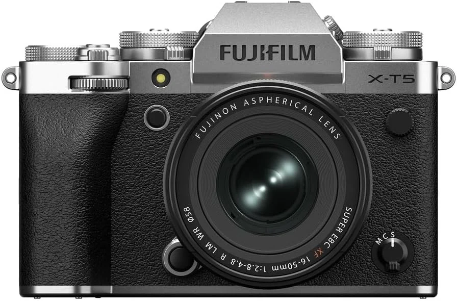 کیت دوربین دیجیتال بدون آینه فوجی فیلم X-T5 با لنز XF16-50mmF2.8-4.8 R LM WR - نقره ای